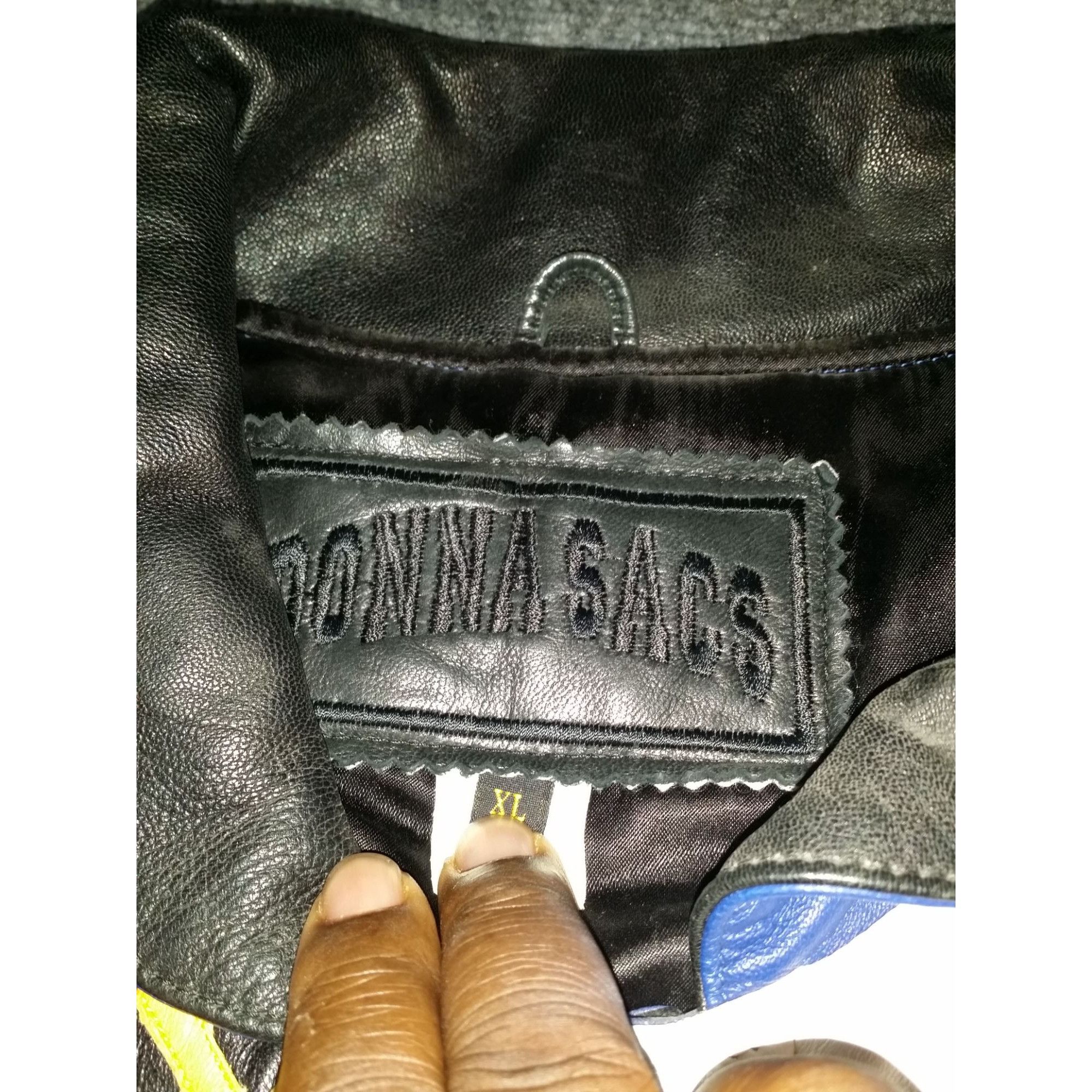 Vintage Vintage Rare 1990s King Detroit Casino Gambling Leather Jack Size US XL / EU 56 / 4 - 6 Thumbnail