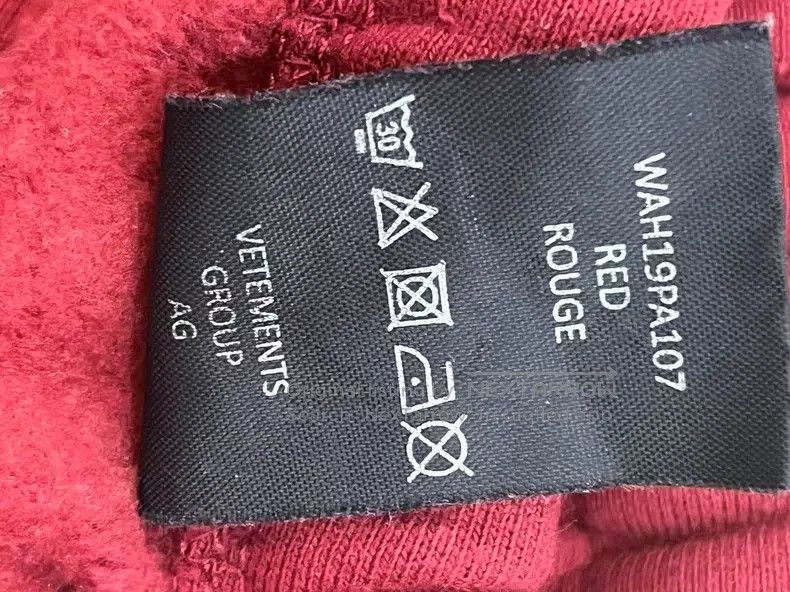 Vetements VETEMENTS size S Autumn and Winter Big Logo Casual Pants Size US 27 - 6 Thumbnail