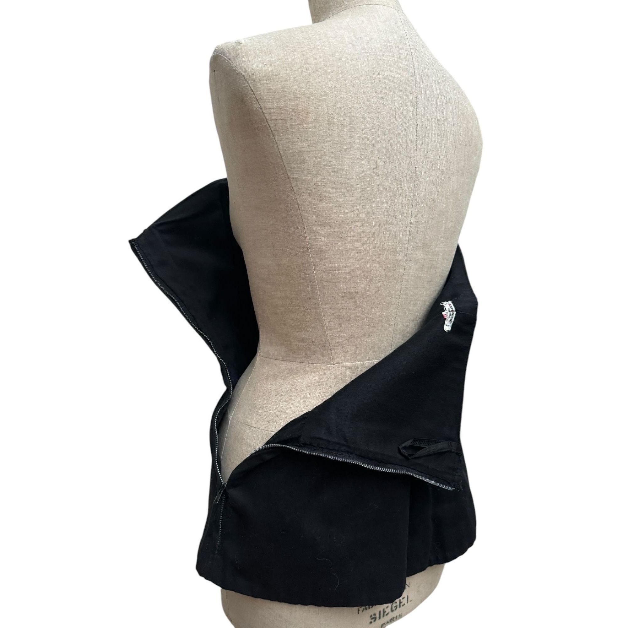 Yves Saint Laurent Vintage 1970s Black Bustier Top Size M / US 6-8 / IT 42-44 - 5 Thumbnail