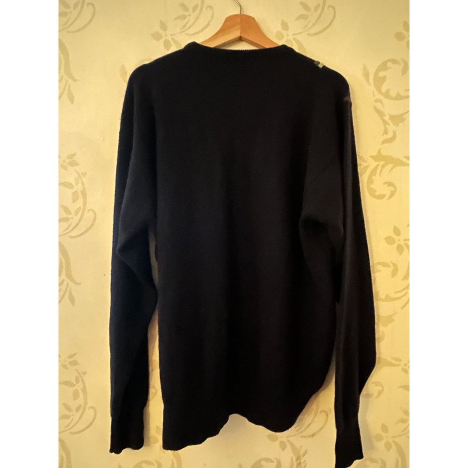 Pringle Of Scotland Men's Lg Scotland Balmore 100% Pure Cashmere Braided Sweater Size US L / EU 52-54 / 3 - 4 Thumbnail