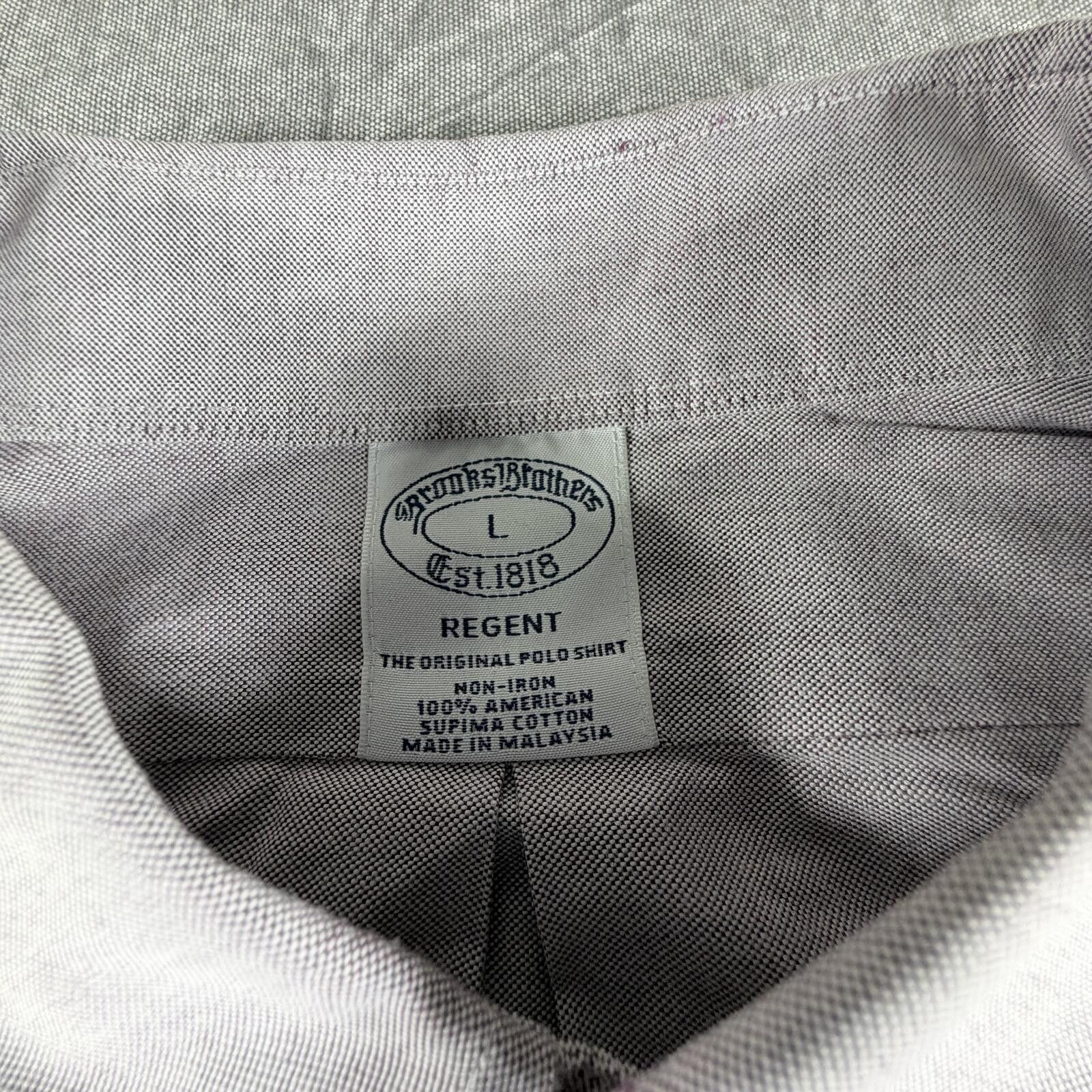Brooks Brothers Brooks Brothers Shirt Men's L Purple Long Sleeve Button Down Size US L / EU 52-54 / 3 - 4 Thumbnail