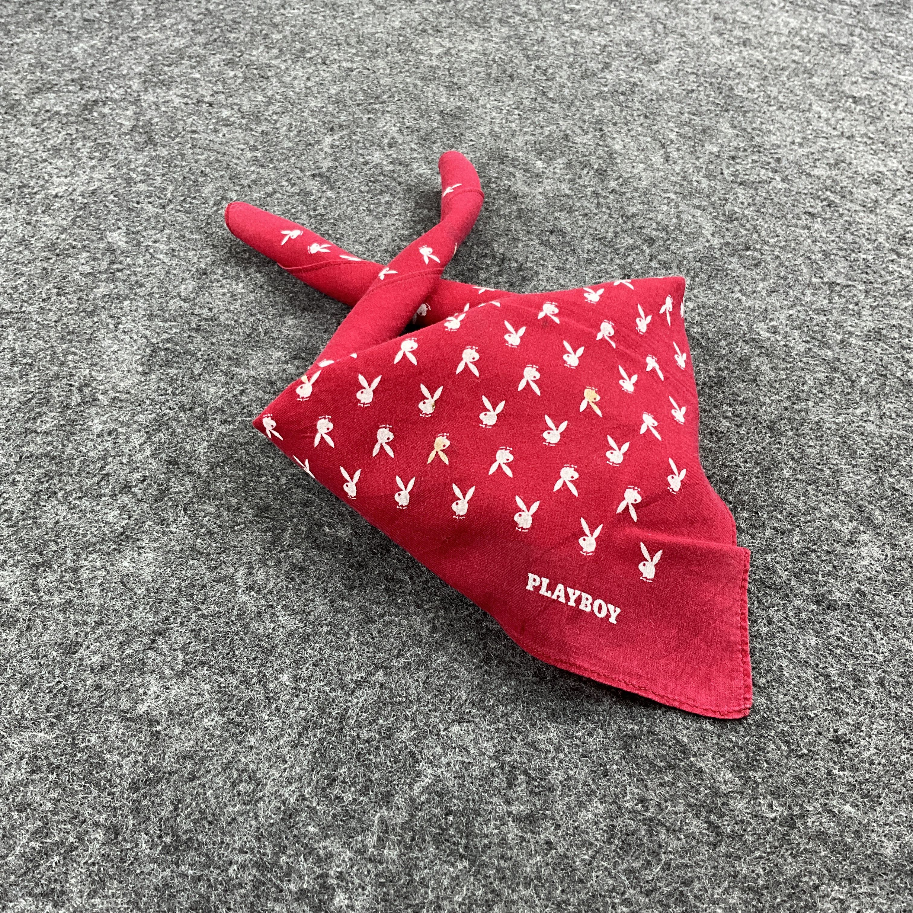 Playboy × Vintage Playboy Handkerchief / Bandana / Neckerchief B028 Size ONE SIZE - 9 Thumbnail