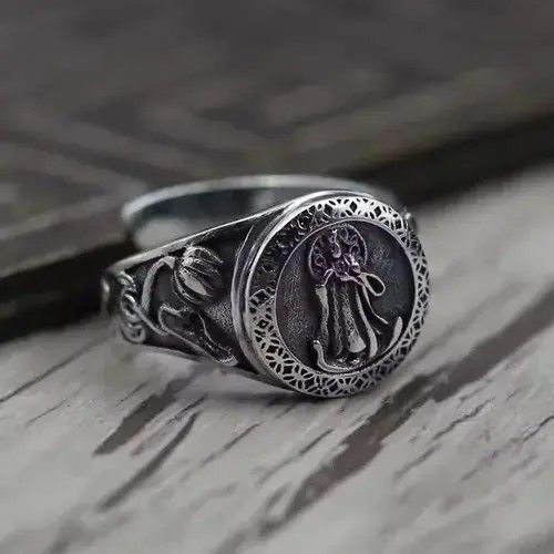Jewelry × Sterling Silver Adjustable S925 Sterling Silver Ring Size ONE SIZE - 3 Thumbnail