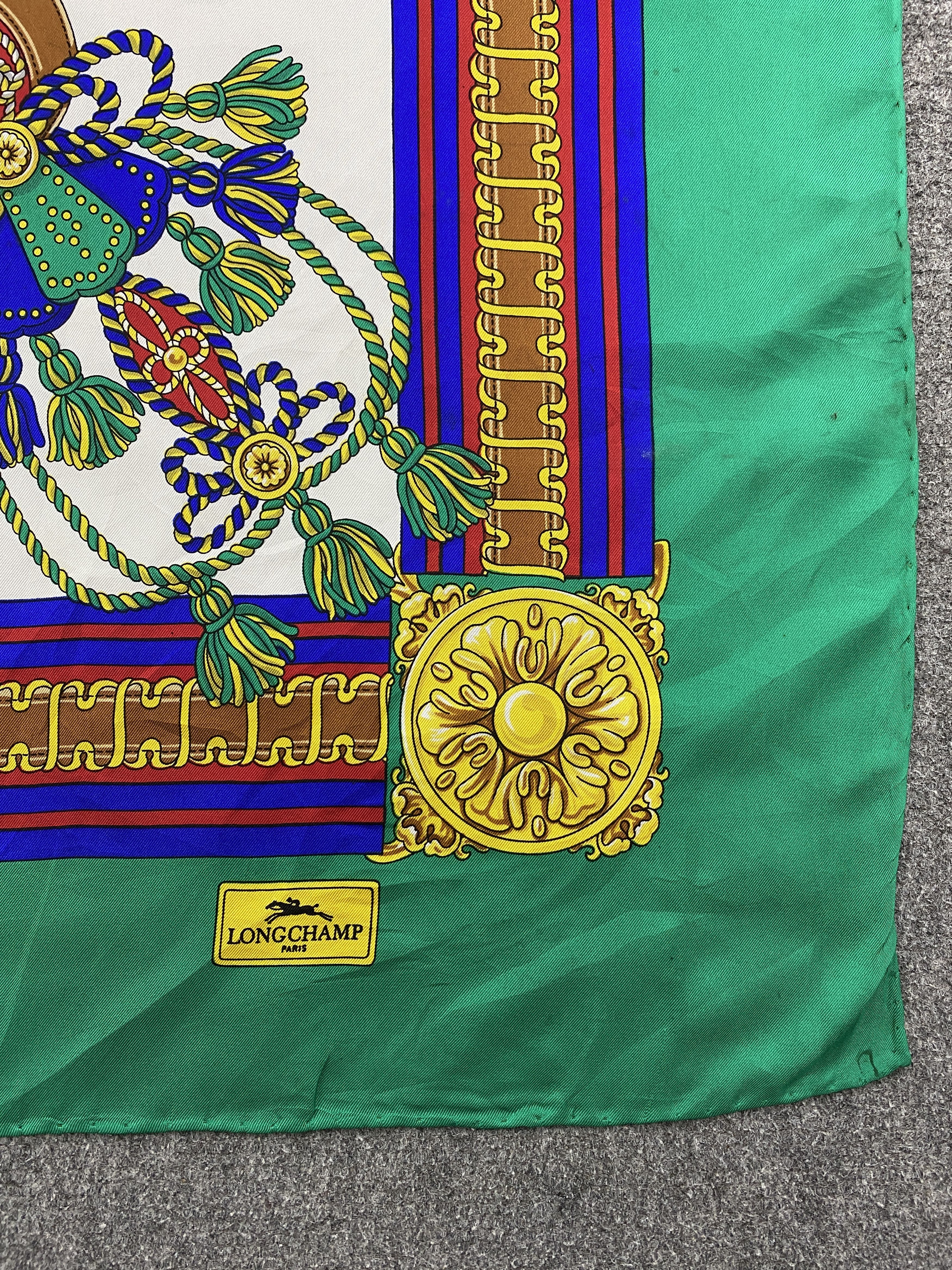 Longchamp Vintage Longchamp Silk Scarf SN0003 Size ONE SIZE - 7 Thumbnail