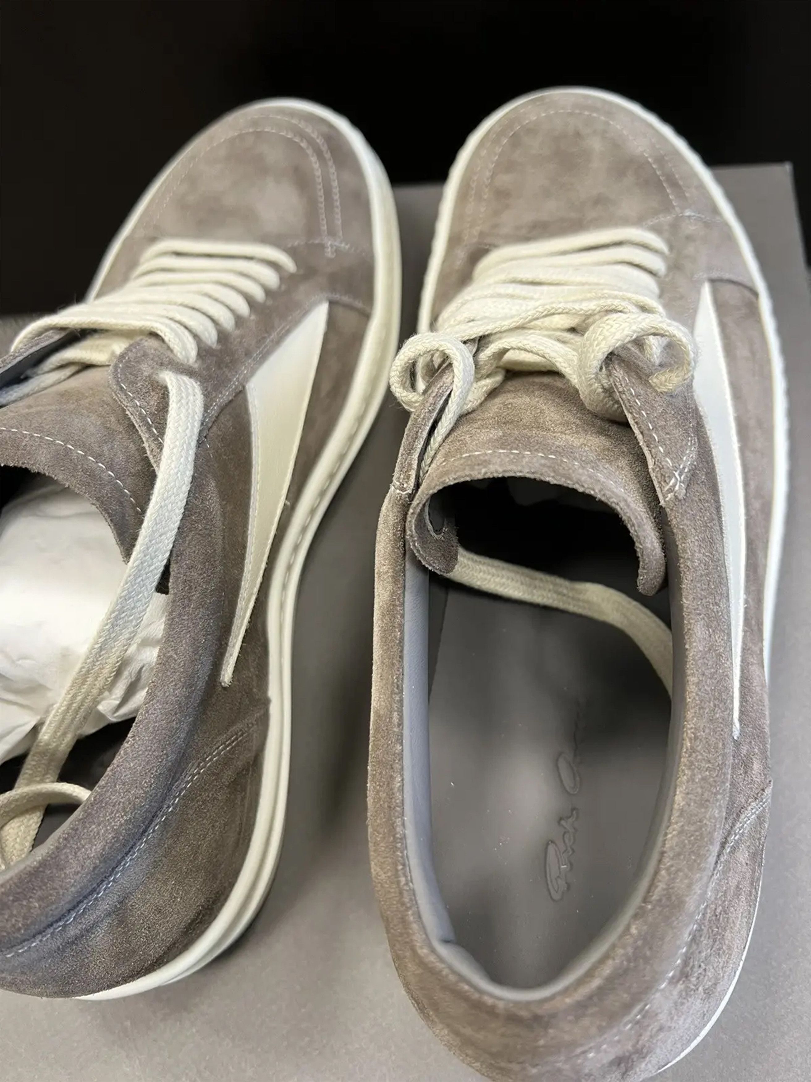 Rick Owens Rick Owens Lido Vintage Sneaker Dust Milk Size US 11 / EU 44 - 7 Thumbnail
