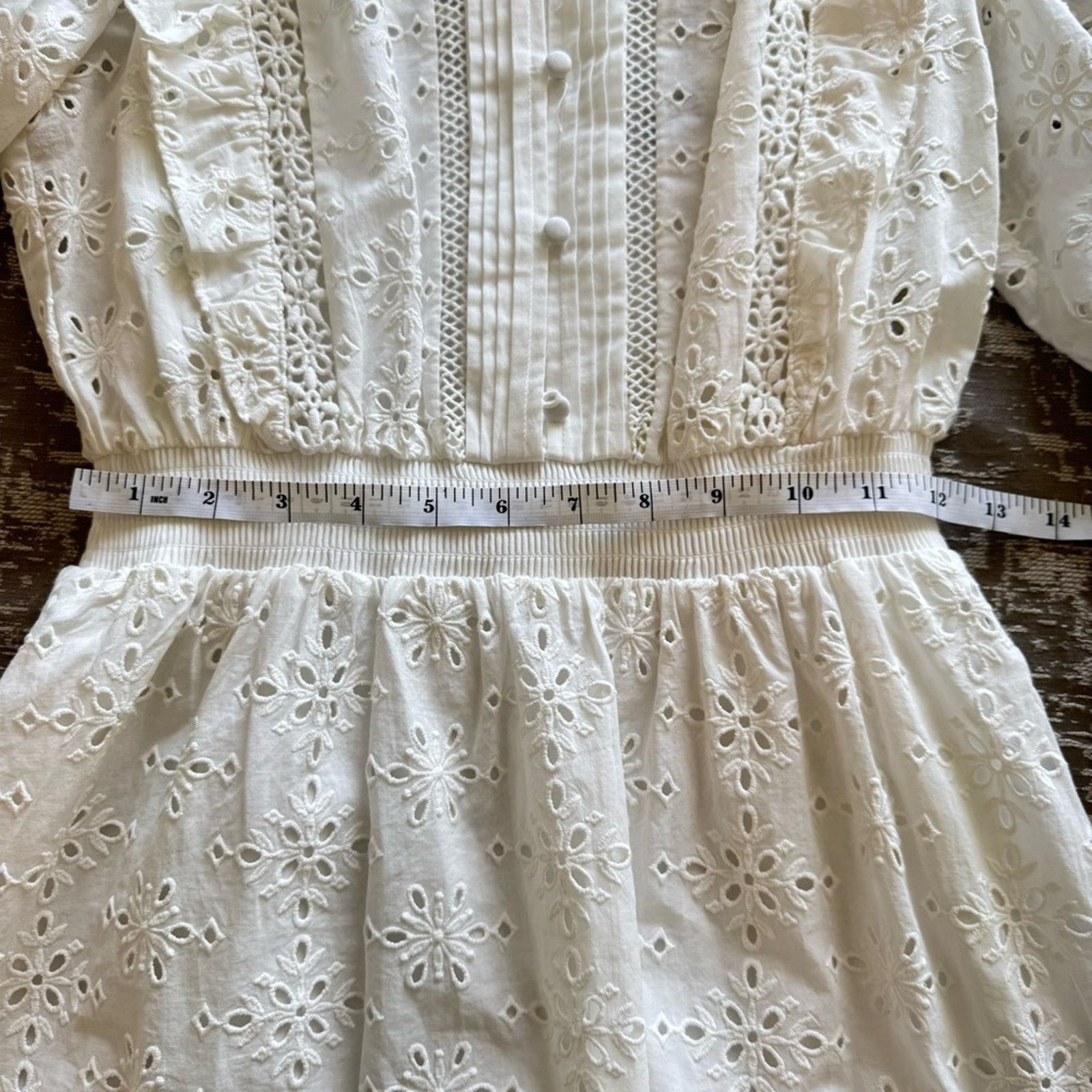 The Kooples NWT! The Kooples White Crochet Buttoned Sundress, Size 1 S Size S / US 4 / IT 40 - 13 Thumbnail