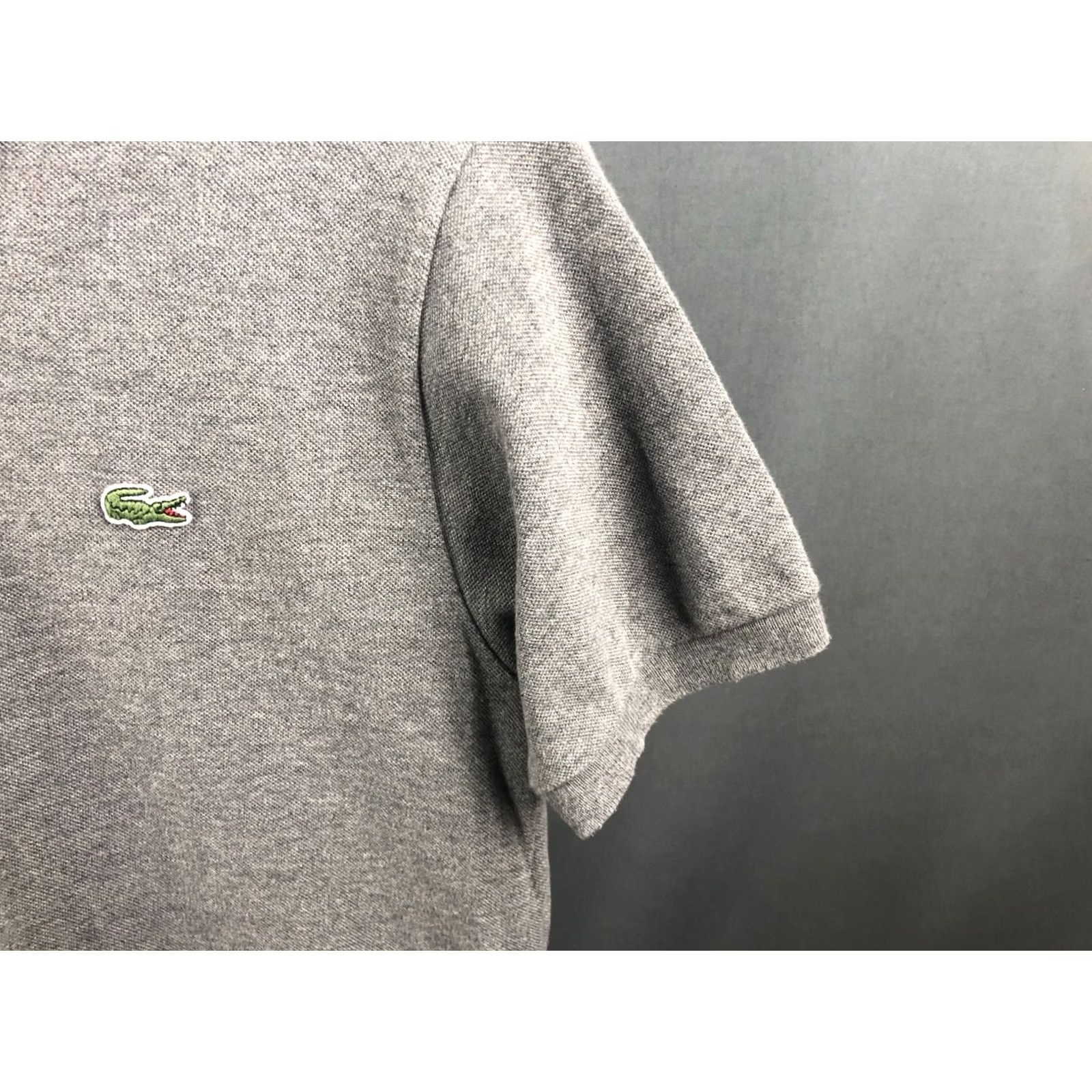 Lacoste Lacoste Polo Men Size 3 Cotton Gray Short Sleeve Collared Logo Embroidered Jersey Vintage: No Breatheable Classic Regular Fit Shirt Size US S / EU 44-46 / 1 - 5 Thumbnail