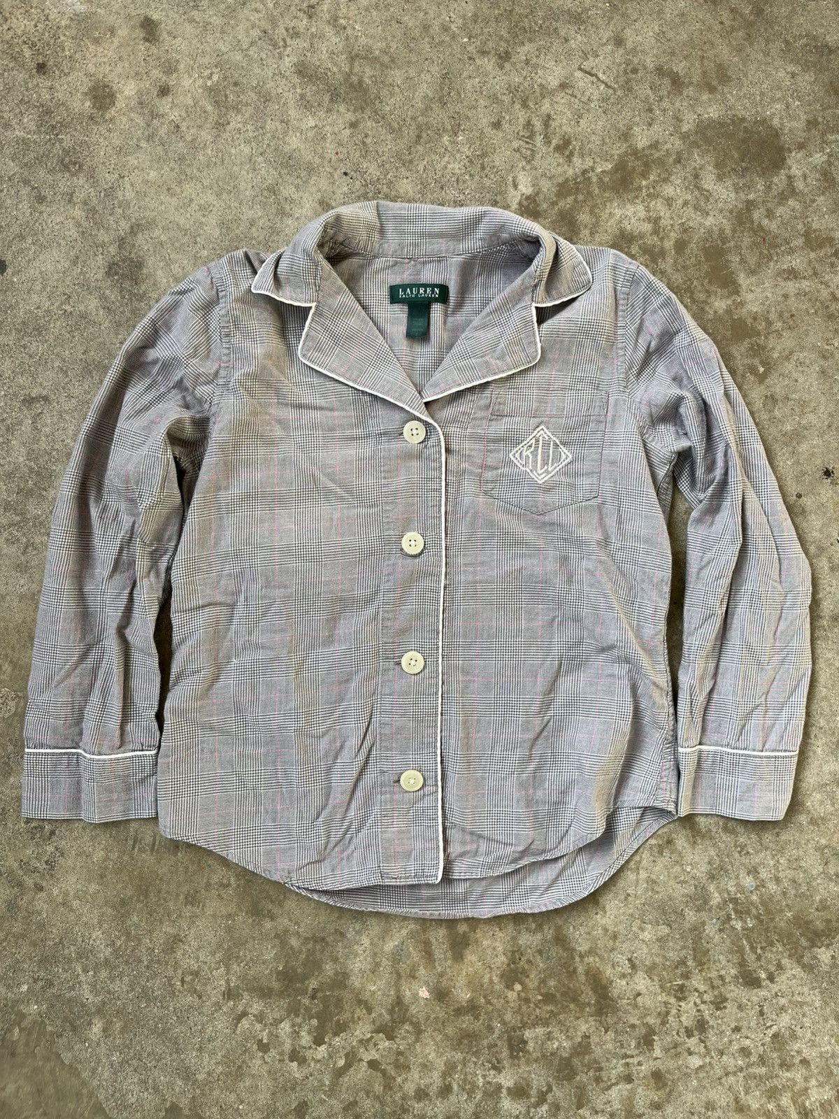 Lauren Ralph Lauren Lauren Ralph Lauren Calm Plaid Button Up Big Buttons Size S / US 4 / IT 40 - 6 Thumbnail