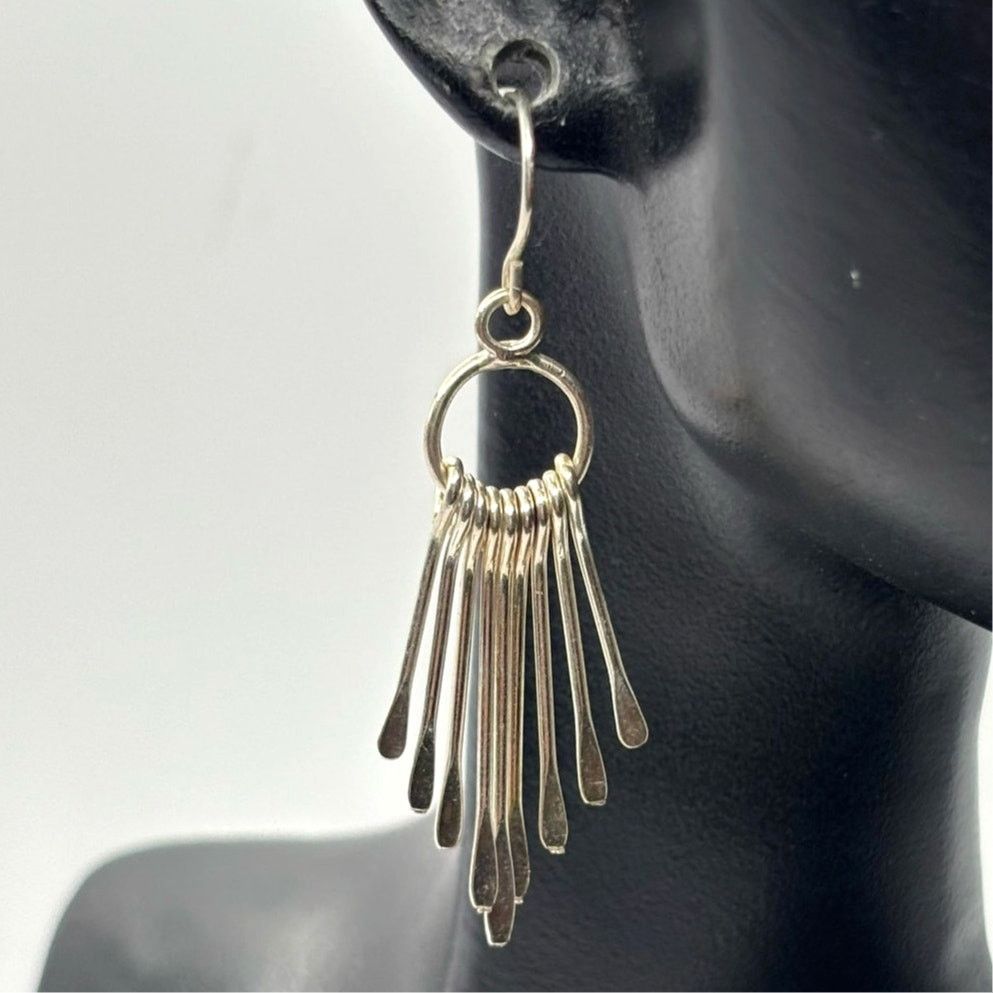 Other Silver Drop Bar Earrings Size ONE SIZE - 1 Thumbnail
