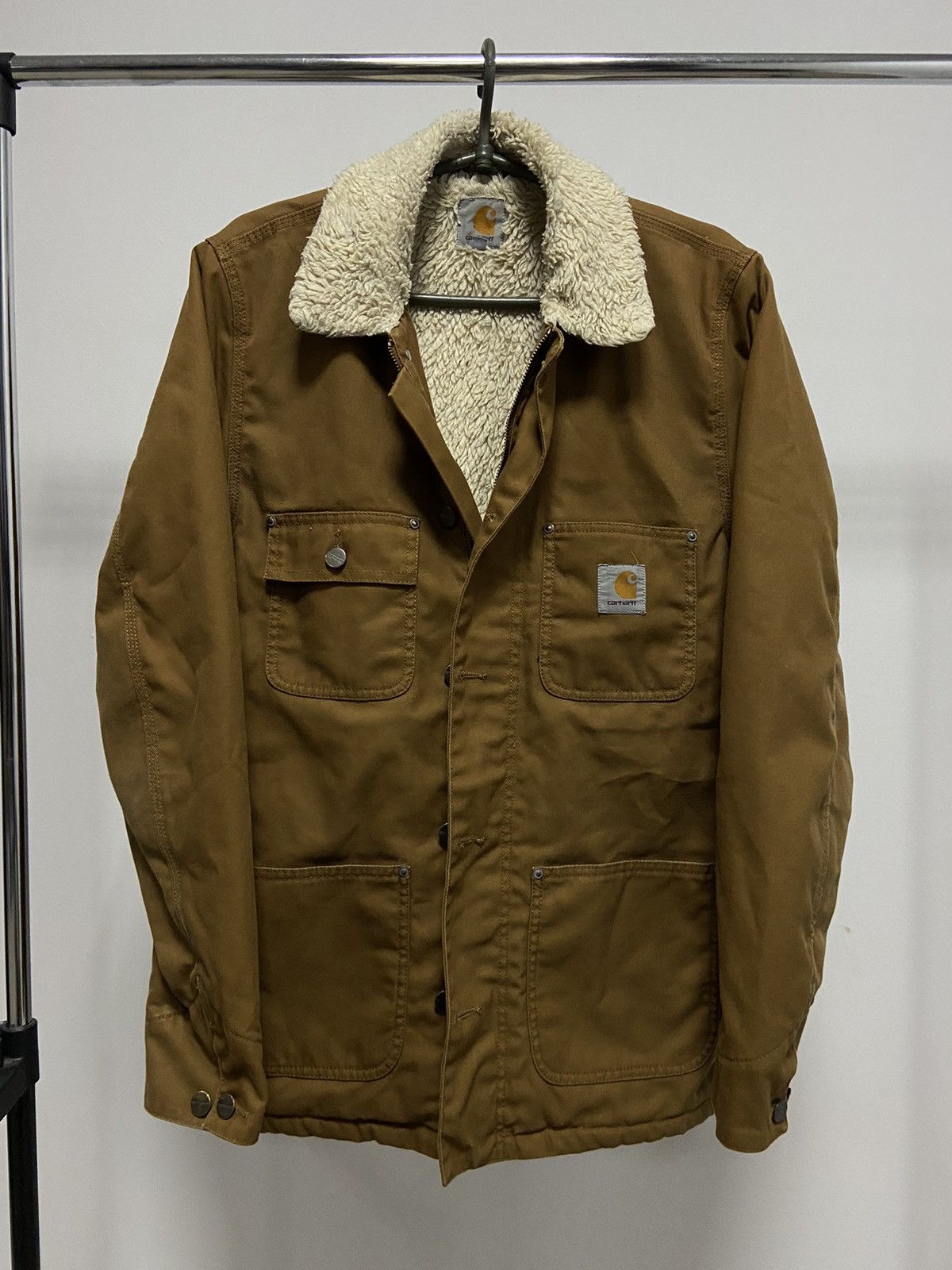 Carhartt × Vintage Carhartt Sherpa Jacket small logo phoenix coat Size US M / EU 48-50 / 2 - 1 Thumbnail