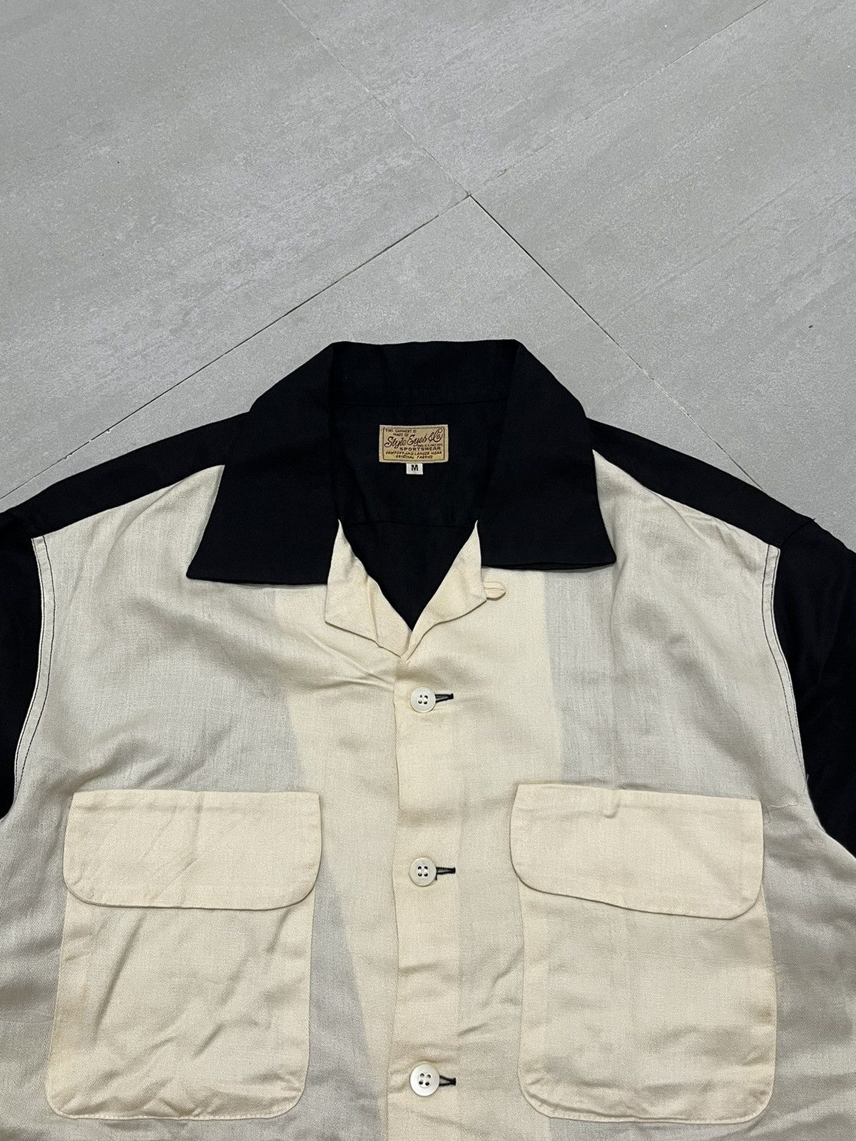 Toyo Enterprises Style eyes & co sportswear rayon bowling shirt two tone Size US M / EU 48-50 / 2 - 3 Thumbnail