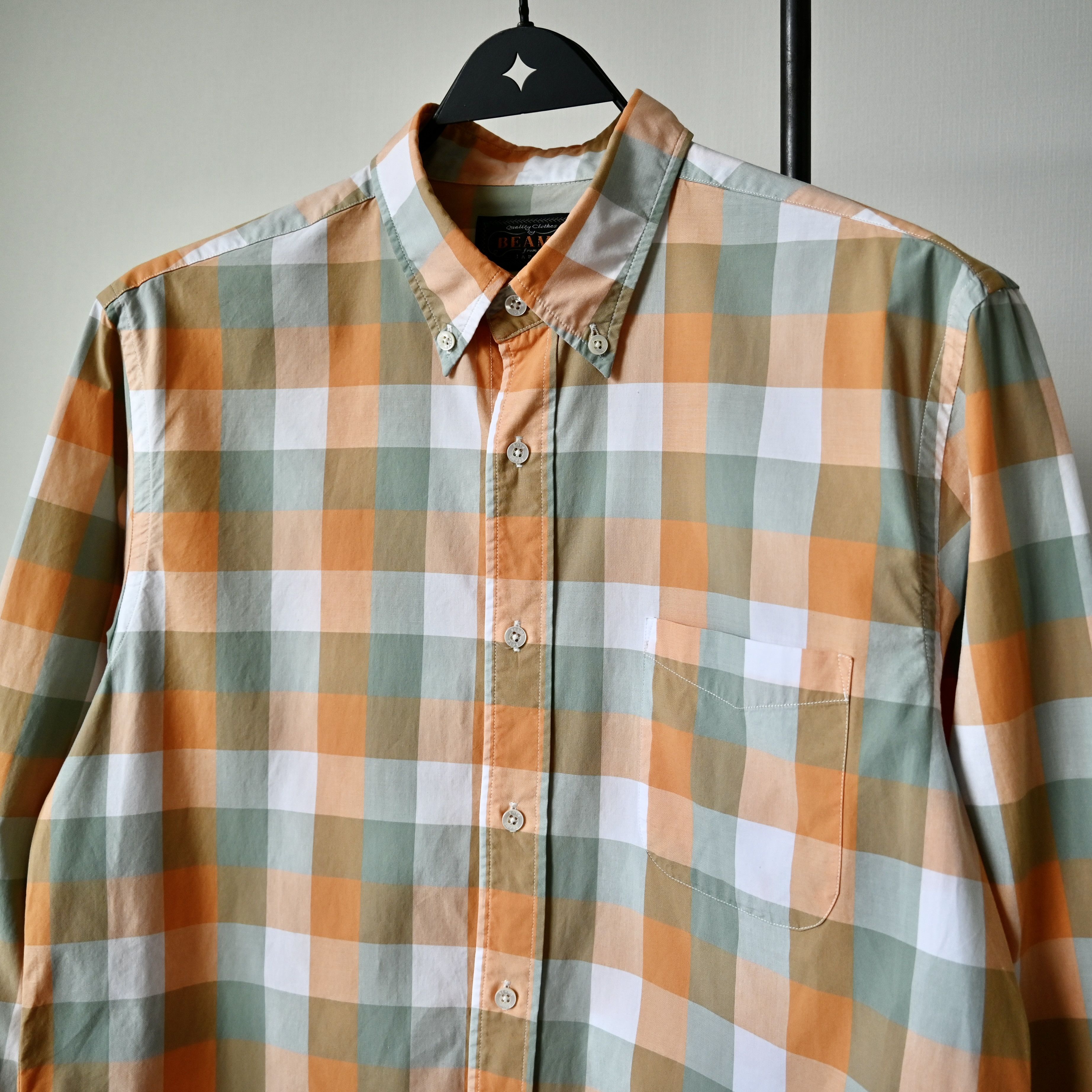 Beams Plus BEAMS Plus cotton broad BD shirt, plaid, made in Japan Size US M / EU 48-50 / 2 - 8 Thumbnail