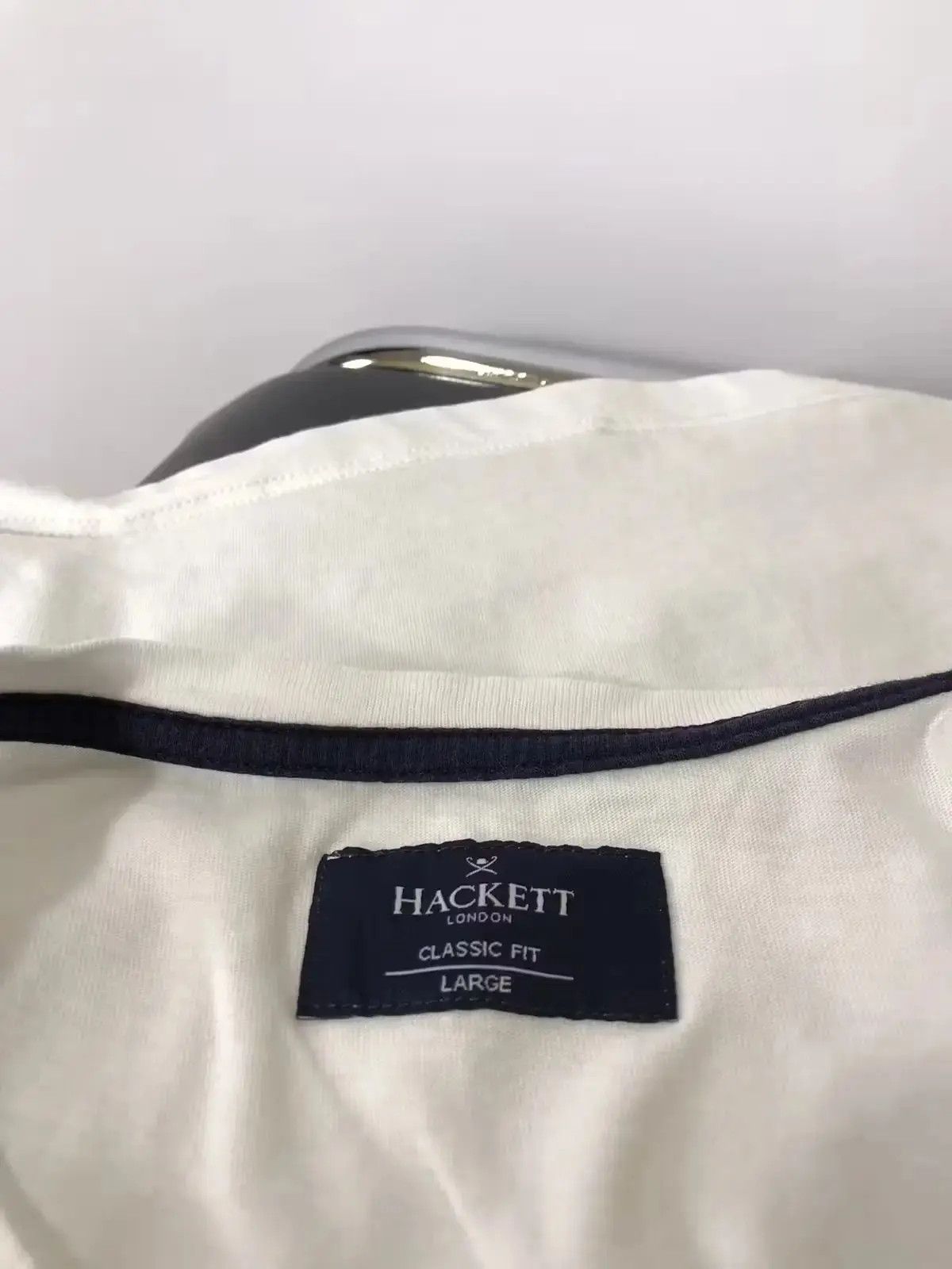 Designer × Hackett Hackett small logo t-shirt size L Size US L / EU 52-54 / 3 - 3 Thumbnail