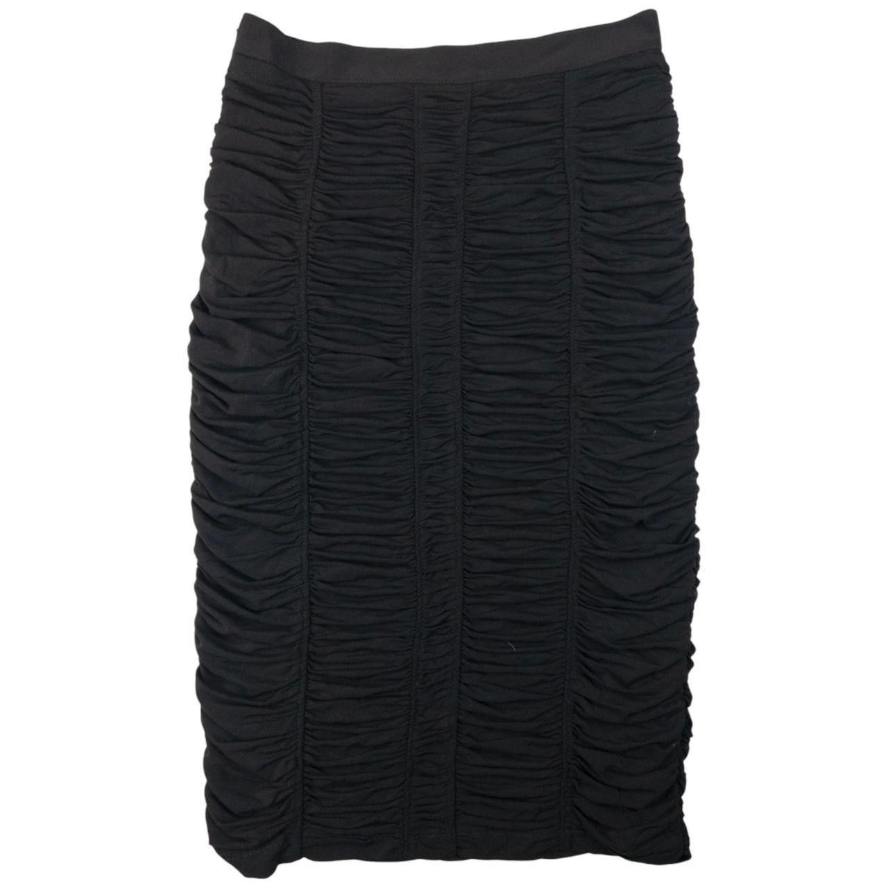 Burberry Vintage Burberry Ruched Skirt Womens Size 6 Size 28" / US 6 / IT 42 - 2 Thumbnail