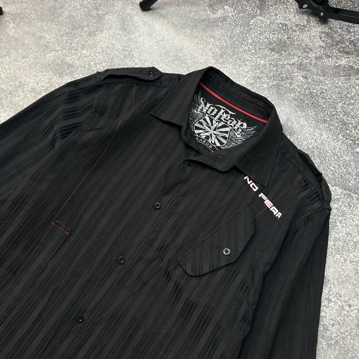 No Fear Vintage No Fear small logo avantgarde y2k button shirt Size US L / EU 52-54 / 3 - 2 Thumbnail
