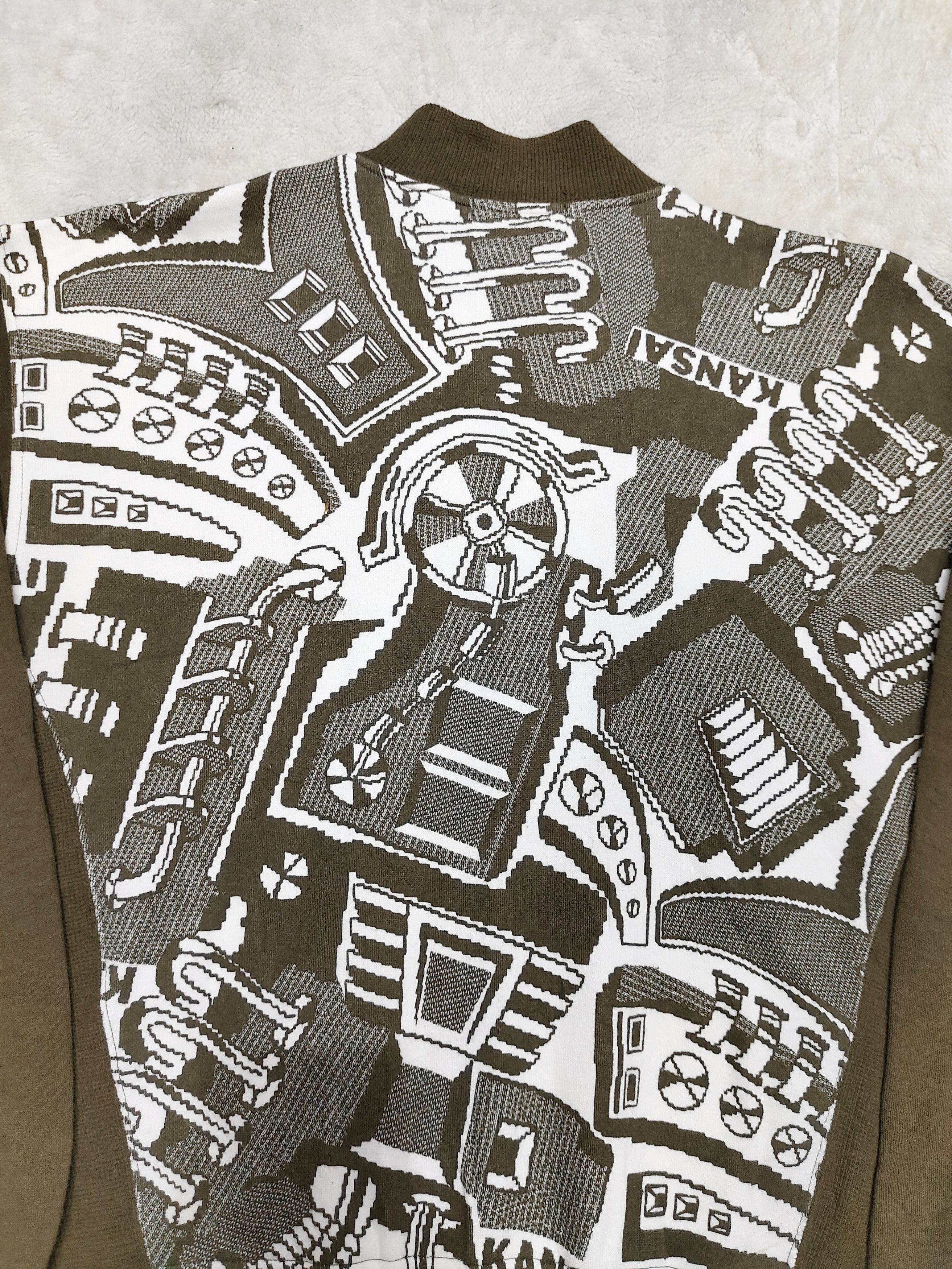 Kansai Yamamoto 80s Kansai O2- Archive Industrial Mecha Graphic Track Jacket Size US M / EU 48-50 / 2 - 5 Thumbnail