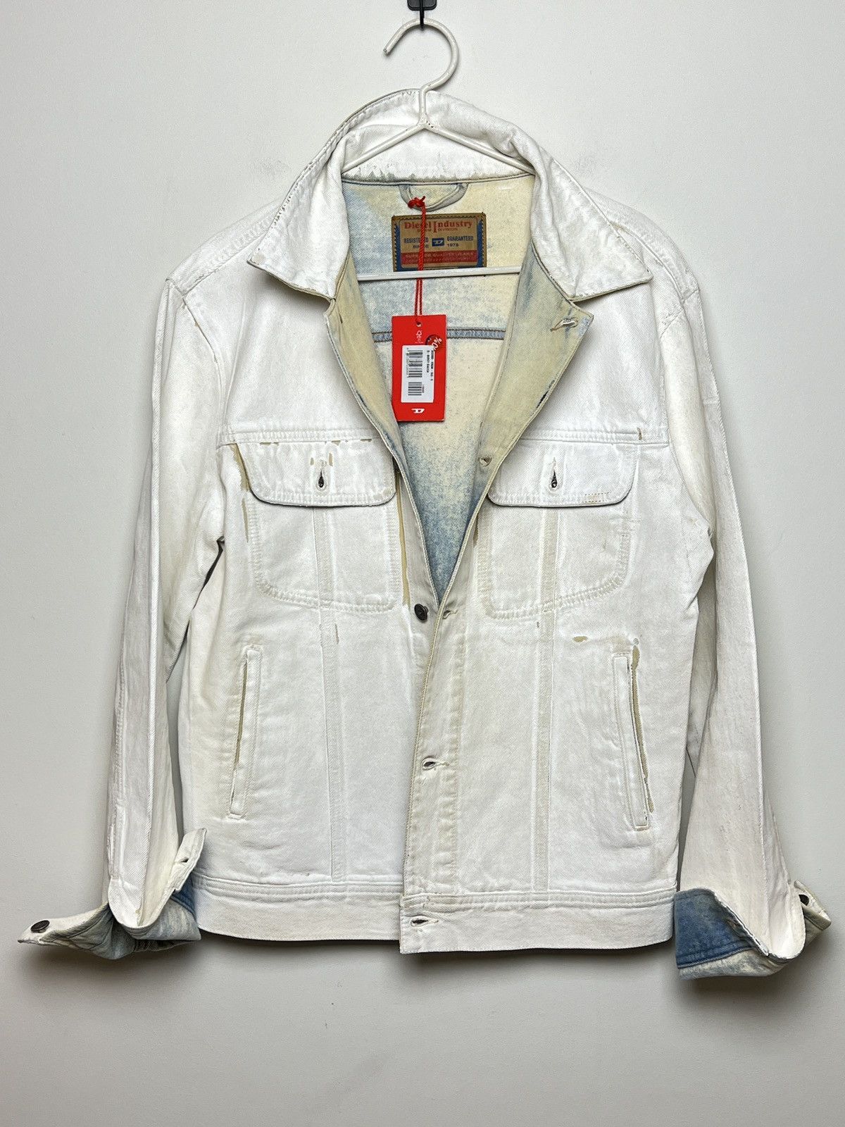 Diesel diesel painted denim trucker jacket maison martin margiela Size US M / EU 48-50 / 2 - 15 Thumbnail