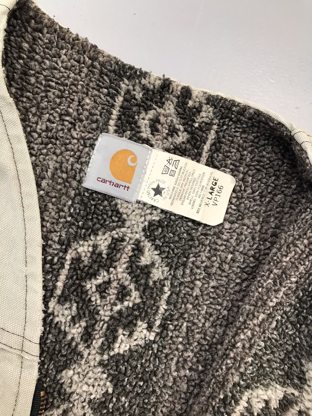Carhartt Late 90s Vintage Carhartt VP166 Sherpa line vest Size US M / EU 48-50 / 2 - 7 Thumbnail