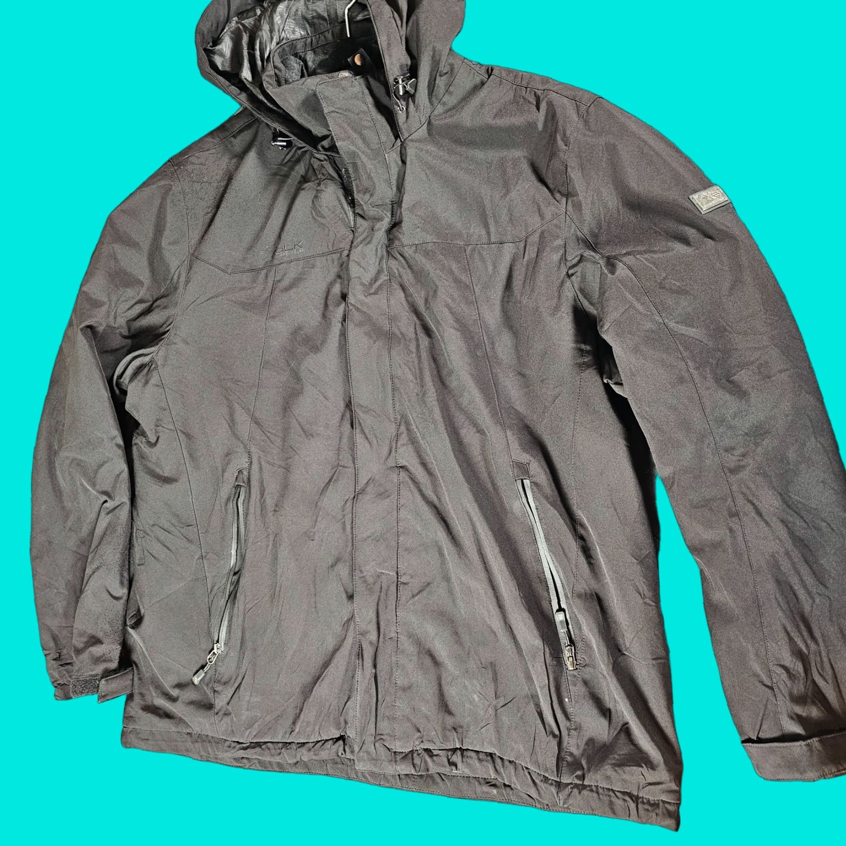 ZeroXposur ZeroXposur Black Full Zip Jacket Size 2XL Men's Coat ZXBLK Hooded Adjustable Mens Size US XXL / EU 58 / 5 - 1 Thumbnail