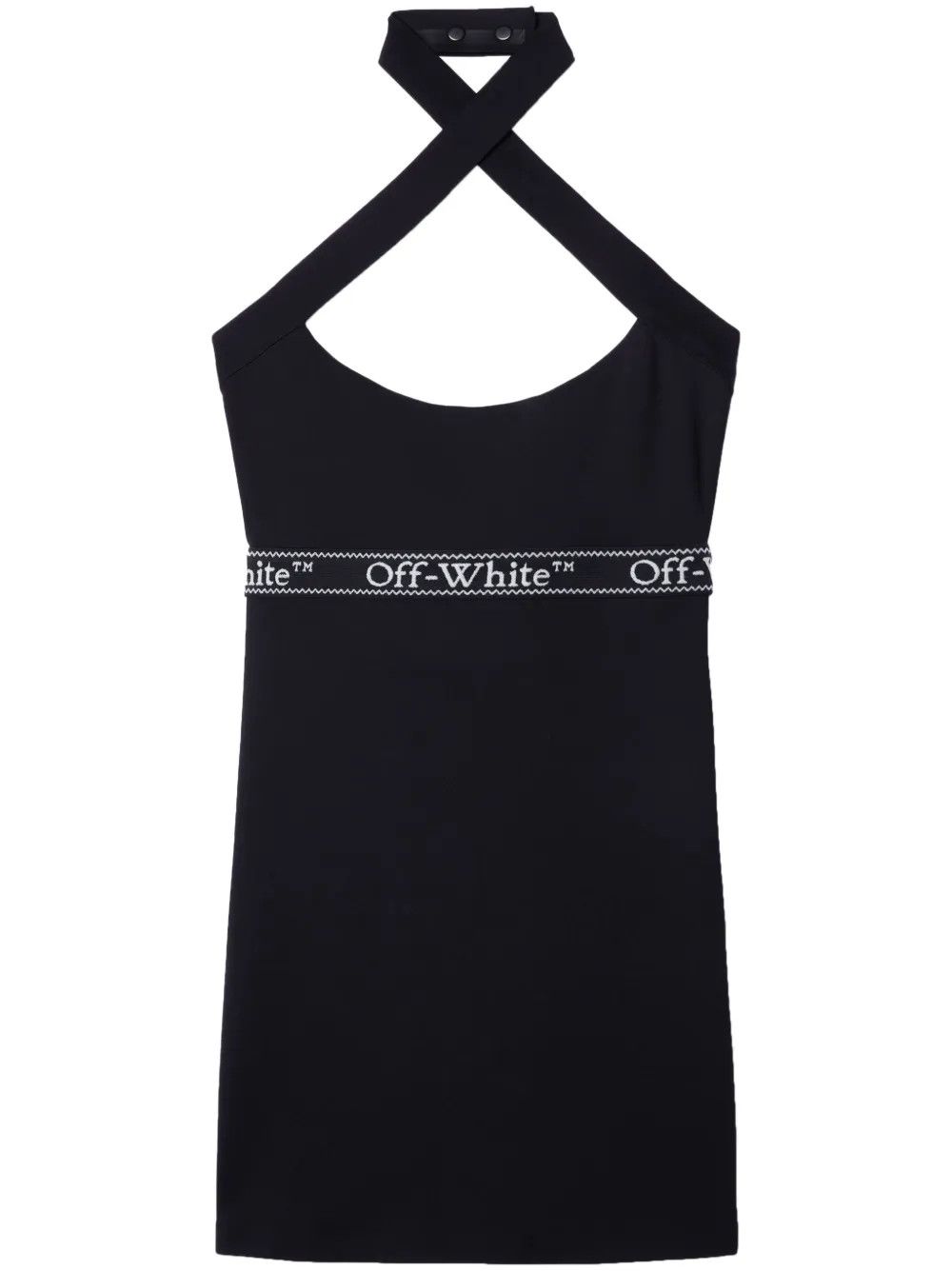 Off-White o1y1225 Mini Dress in Black Size M / US 6-8 / IT 42-44 - 1 Thumbnail
