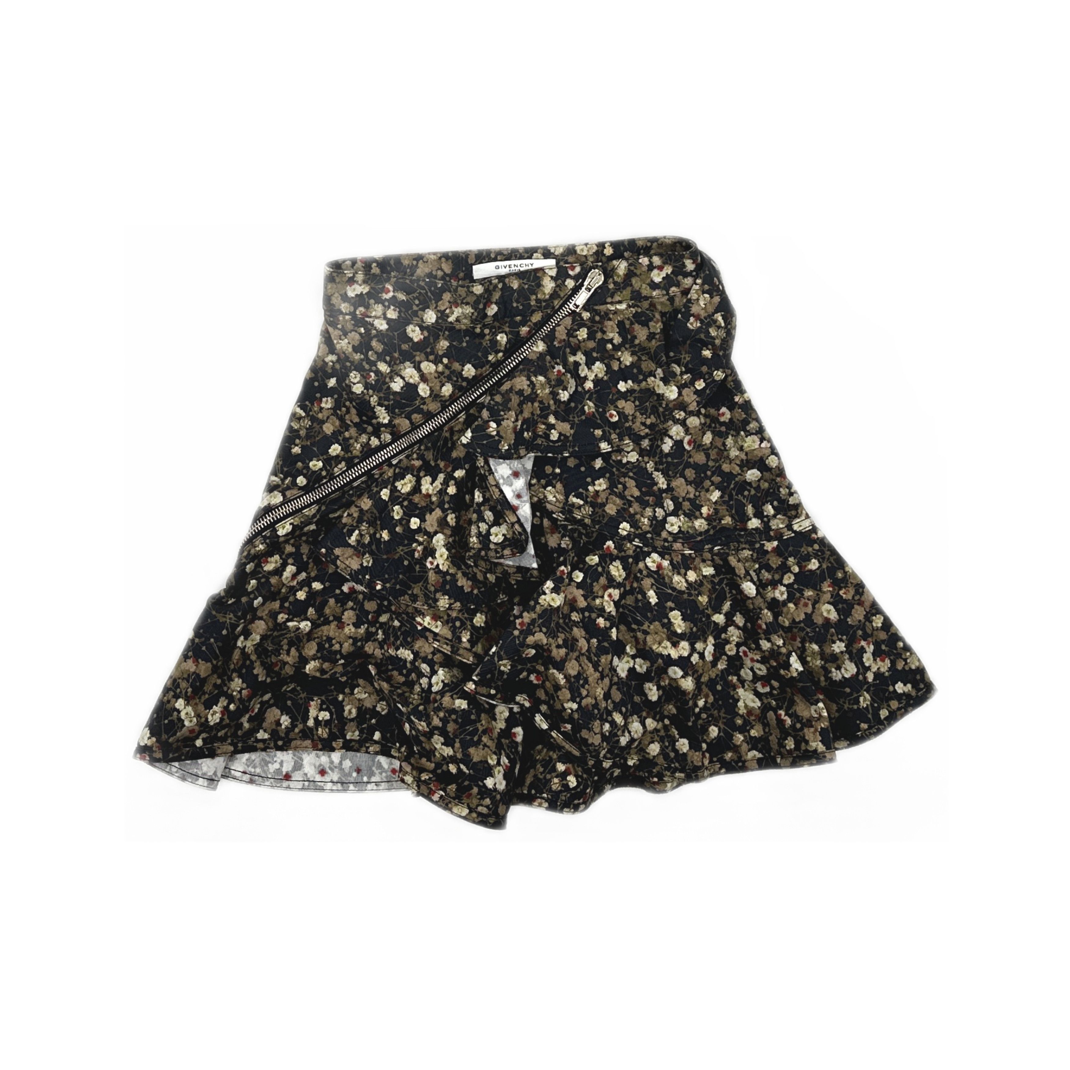 Givenchy Givenchy Floral Mini Skirt IT 38 Size 26" / US 2 / IT 38 - 1 Thumbnail