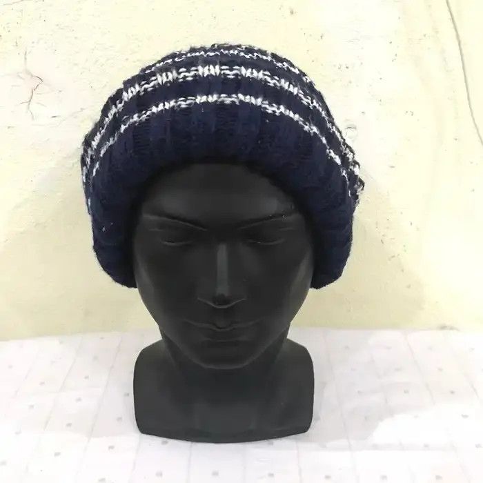 Japanese Brand × Kapital × Vintage Japanese Brand Stripe Design Beanie Hat Size ONE SIZE - 3 Thumbnail