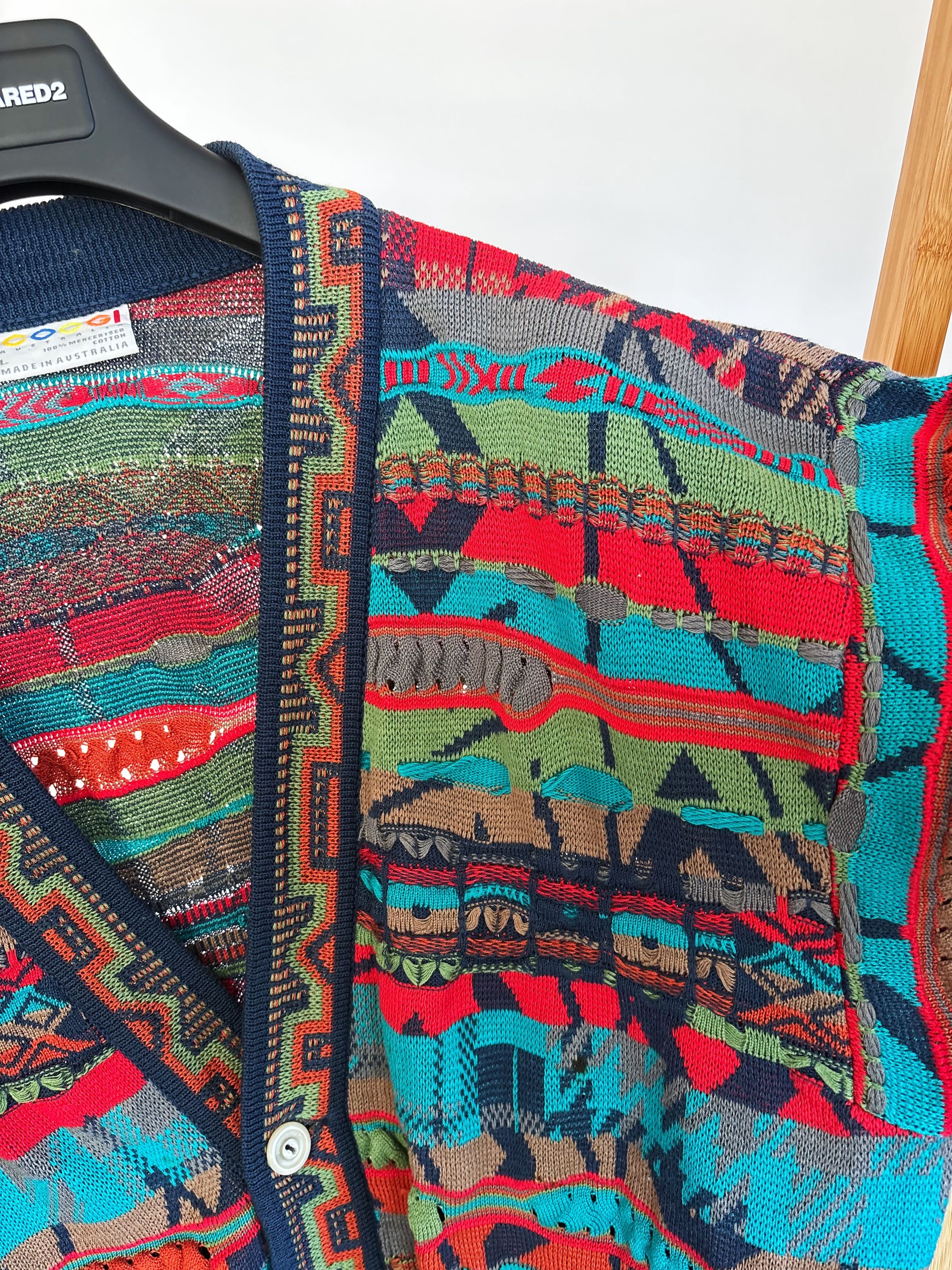 Coogi Vintage COOGI Cotton Cardigan – Size L Size US L / EU 52-54 / 3 - 8 Thumbnail