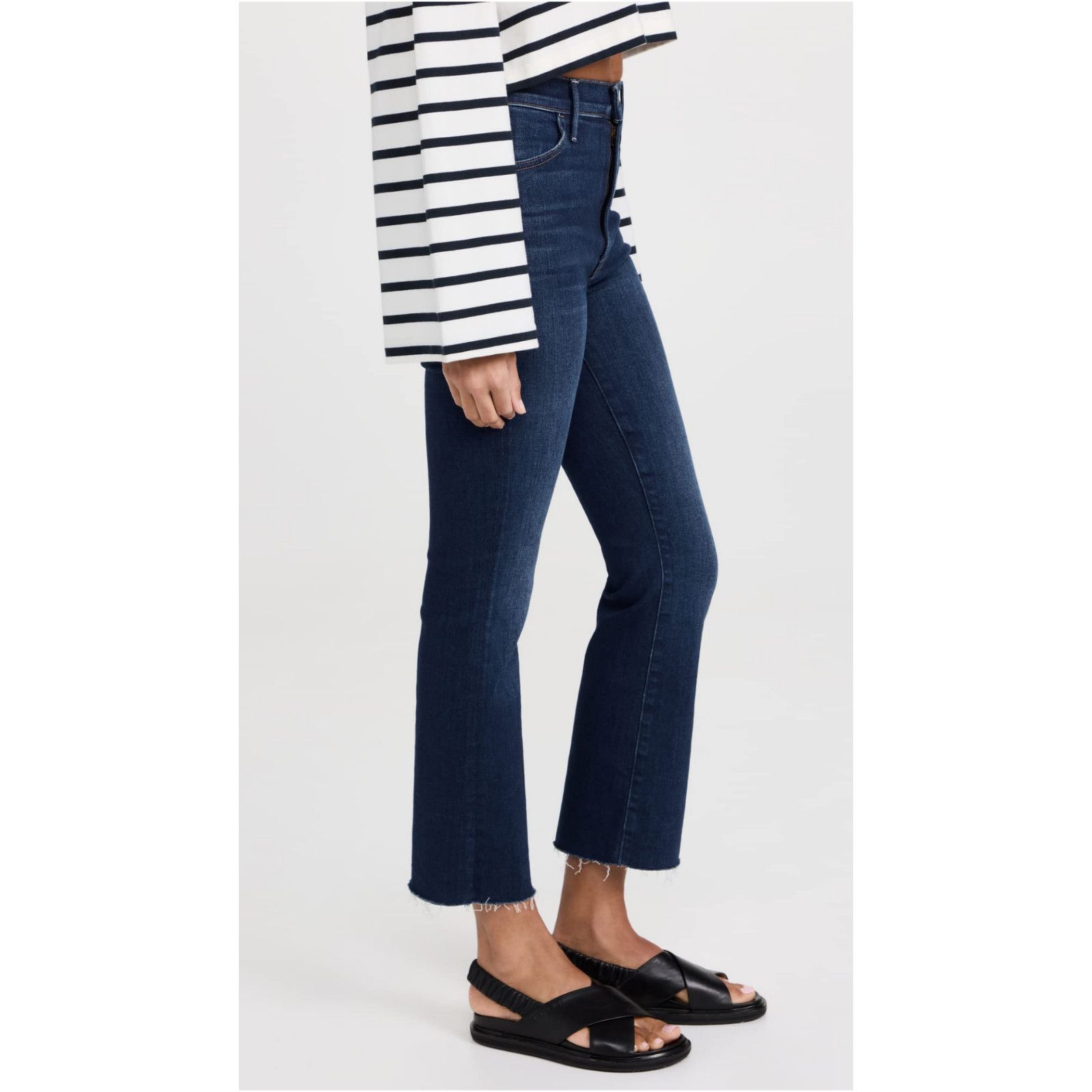 MOTHER Mother Superior The Hustler Ankle Fray Jeans Home Movies -26 Size 26" / US 2 / IT 38 - 4 Thumbnail