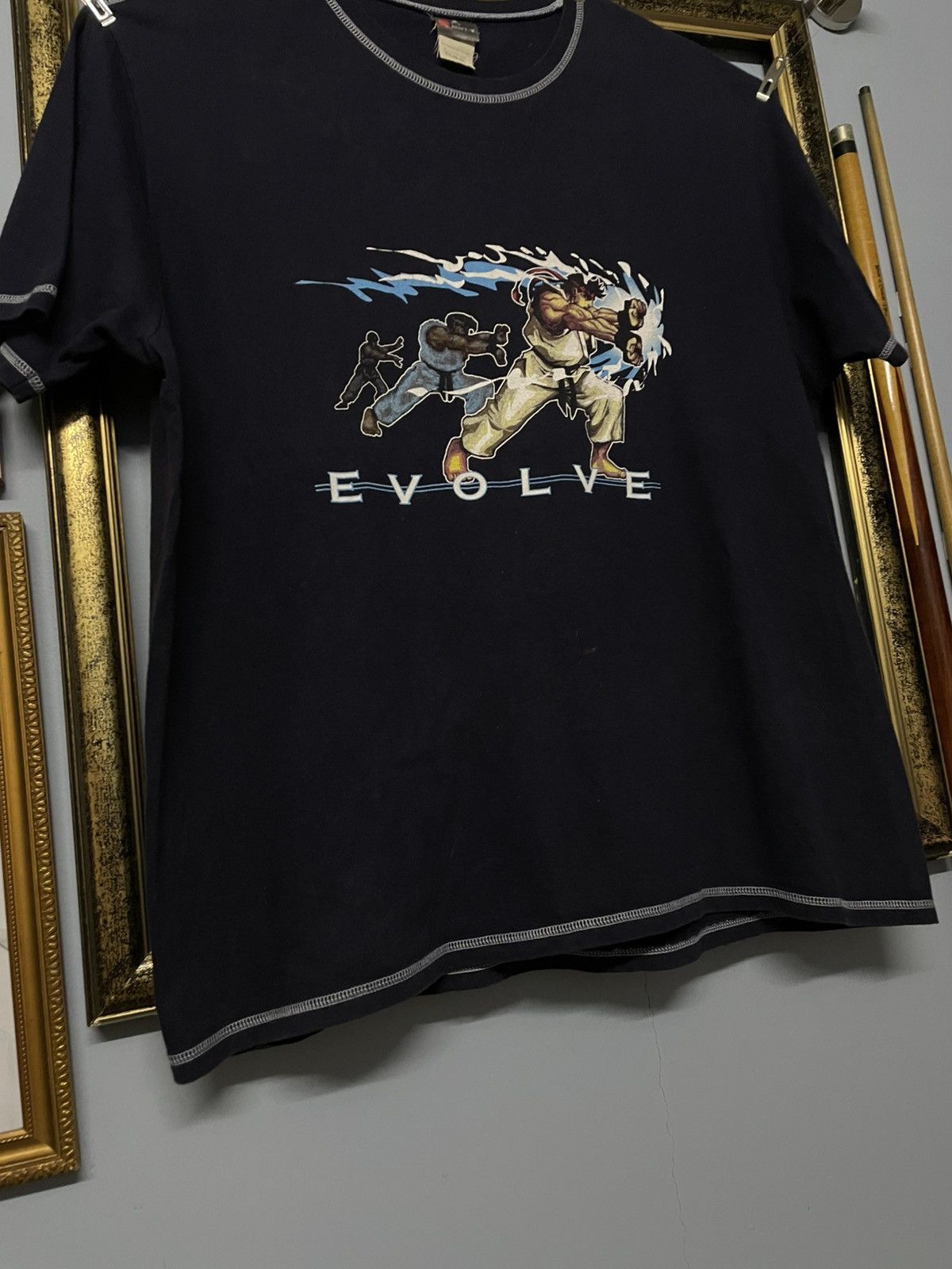 Vintage Vintage Super Street Fighter II Turbo Hd Remix Graphic Tee Size US XL / EU 56 / 4 - 4 Thumbnail