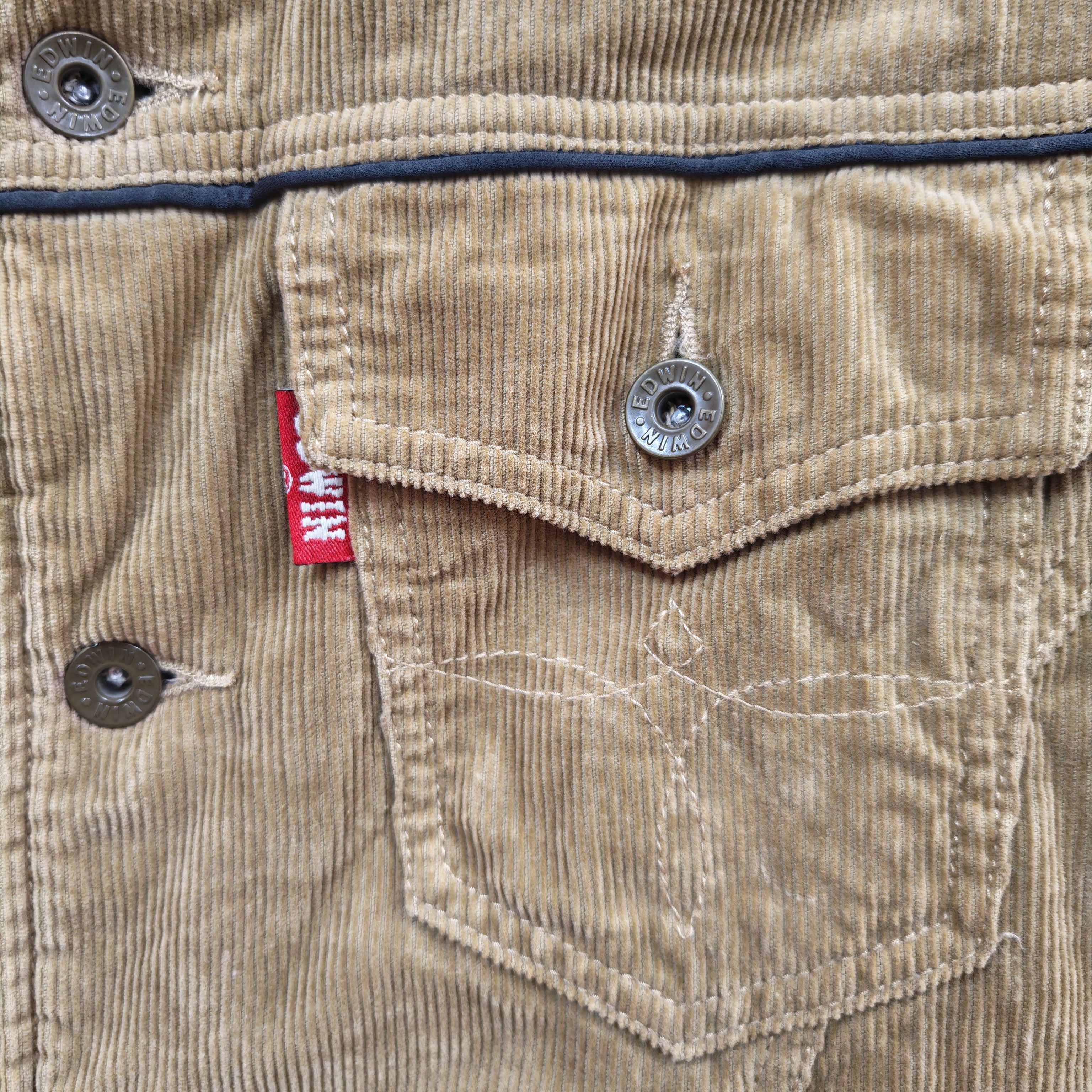 Edwin Edwin Vintage Sherpa-lined Curduroy Trucker Jacket Size US S / EU 44-46 / 1 - 5 Thumbnail