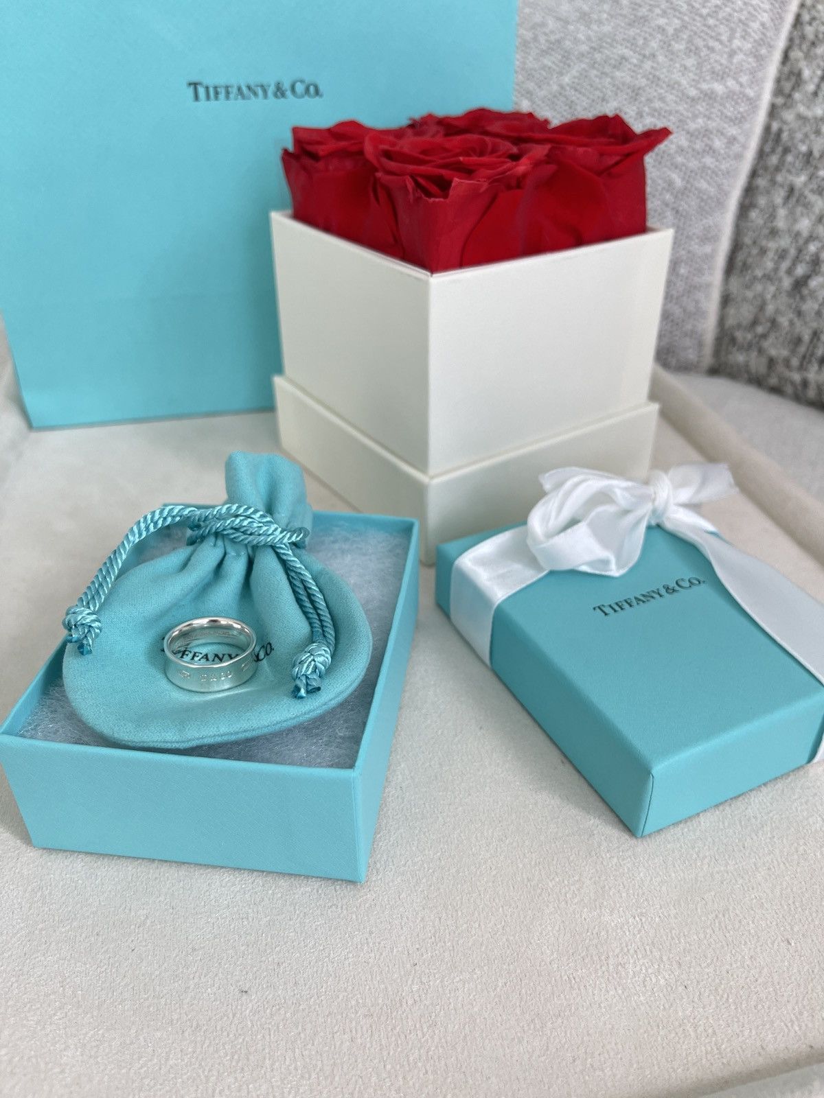 Tiffany & Co. 1837 Ring in Sterling Silver size 5.5 NEW $450