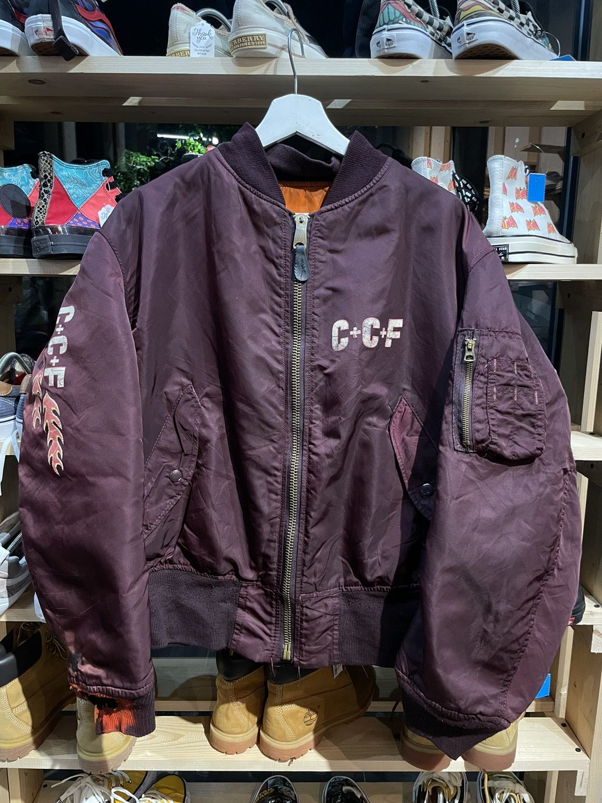 Alpha Industries × Vintage VINTAGE REVERSE ALPHA INDUSTRIES BACKHIT LOGO BOMBER JACKET Size US M / EU 48-50 / 2 - 7 Thumbnail