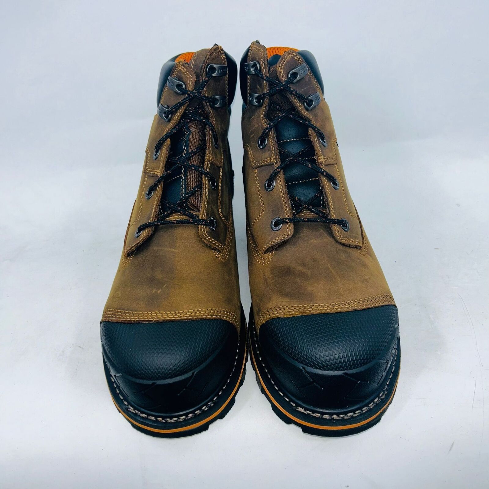 Timberland TIMBERLAND MENS BOONDOCK 6" TOE BROWN BOOTS Size 11D Size US 11 / EU 44 - 2 Thumbnail