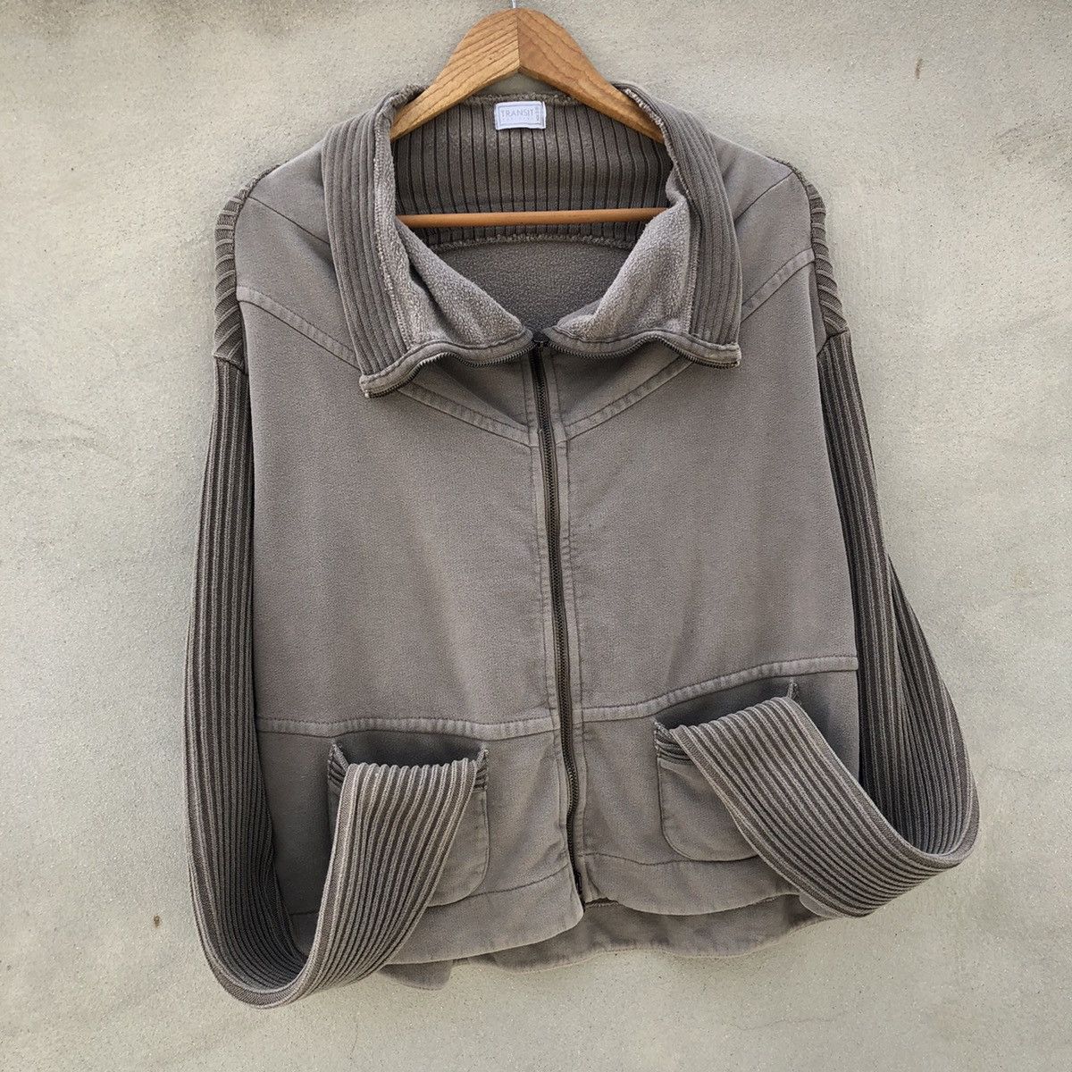 Transit TRANSIT par-such Cotton Full Zip Jacket Size US L / EU 52-54 / 3 - 5 Thumbnail