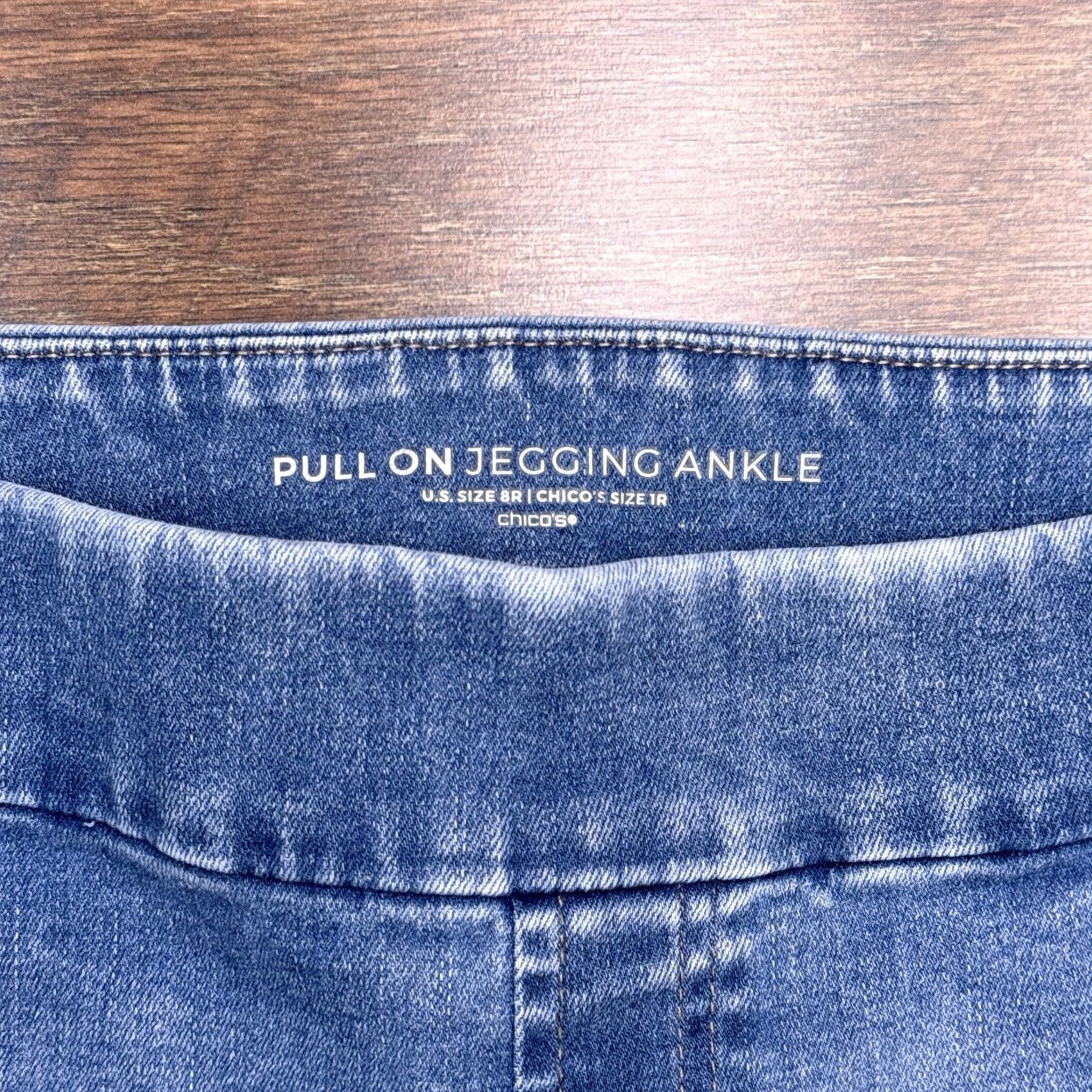 Vintage Chicos Jeans Ankle Womens 1R Slim Mid Rise Stretch Denim 5-Pocket Logo Blue Size 25" / US 0 / IT 36 - 4 Thumbnail
