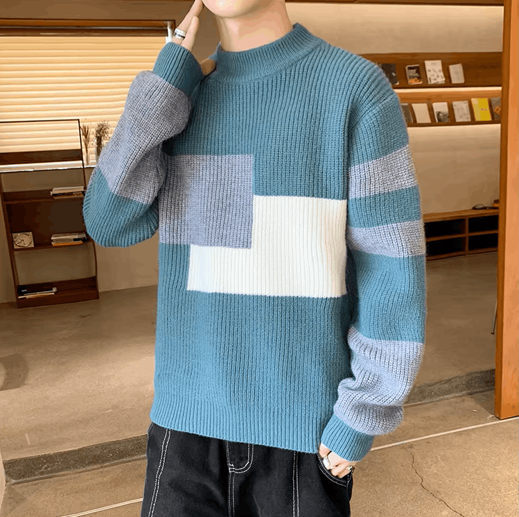 Japanese Brand Korean Style Winter Knitted Sweater Pullover Loose Size US L / EU 52-54 / 3 - 3 Thumbnail