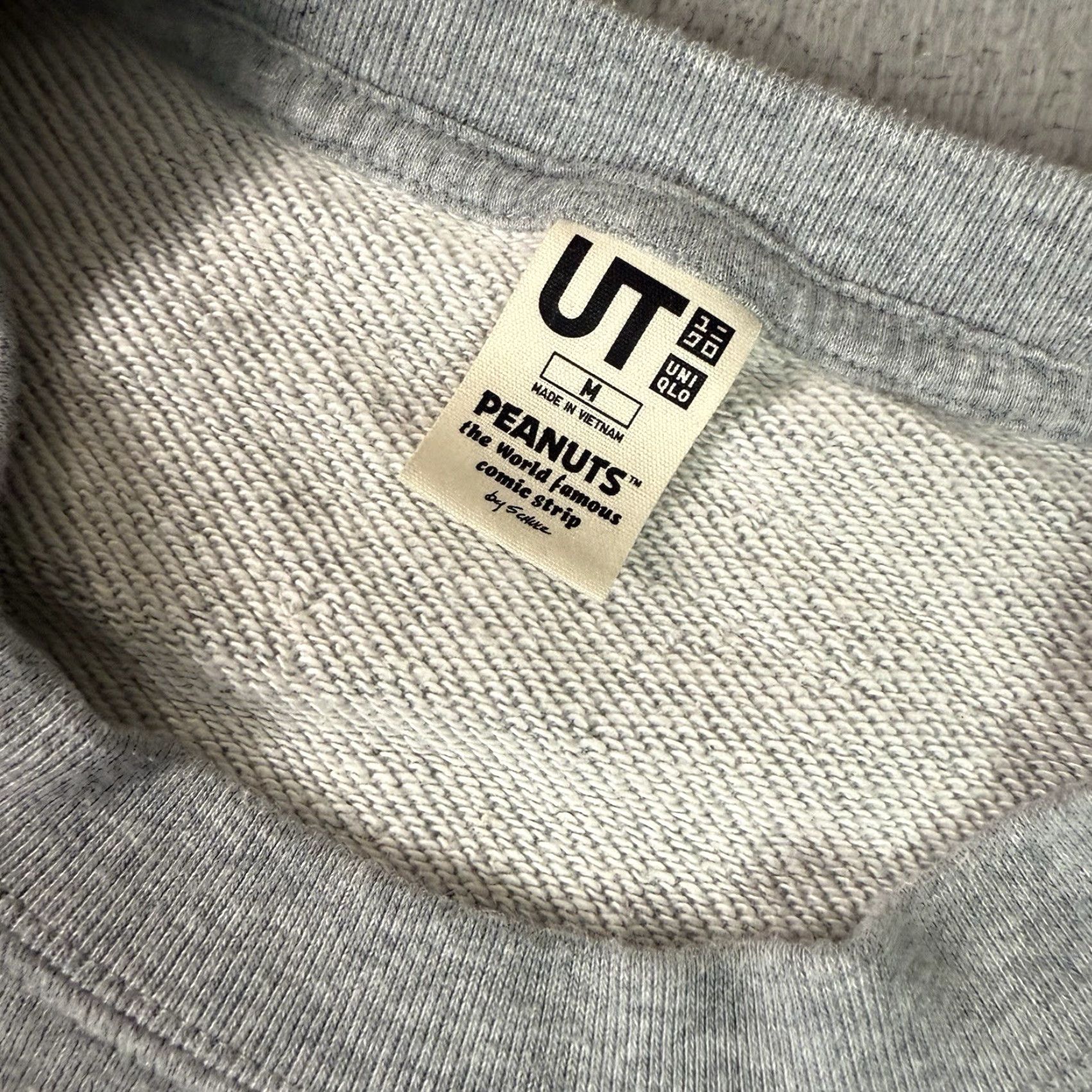Uniqlo VINTAGE Uniqlo Sweatshirt Mens M Gray Snoopy Cartoon TV Movie Cotton Rare M Size US M / EU 48-50 / 2 - 6 Thumbnail