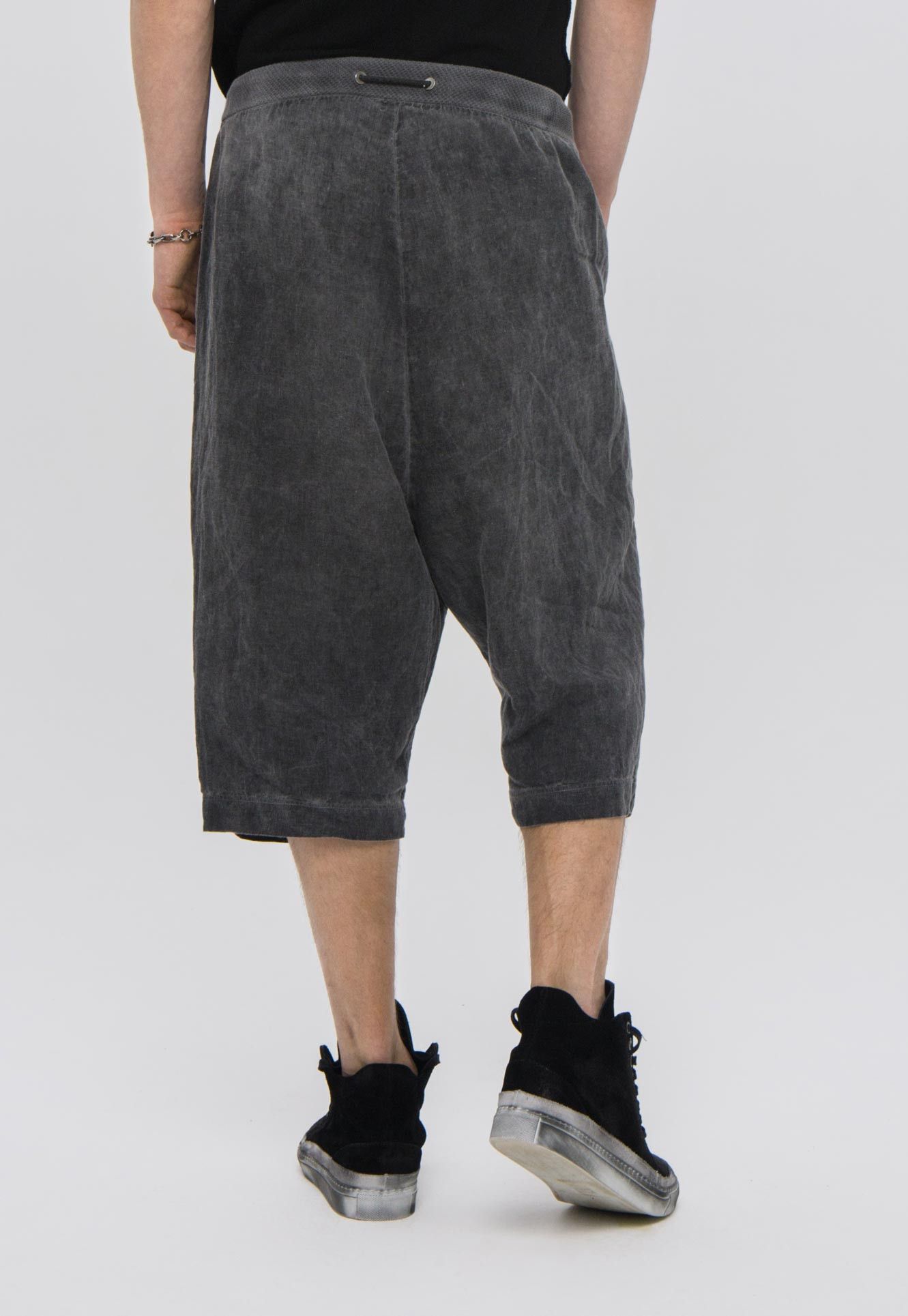Lost & Found Ria Dunn Drop crotch linen shorts Size US 30 / EU 46 - 2 Thumbnail