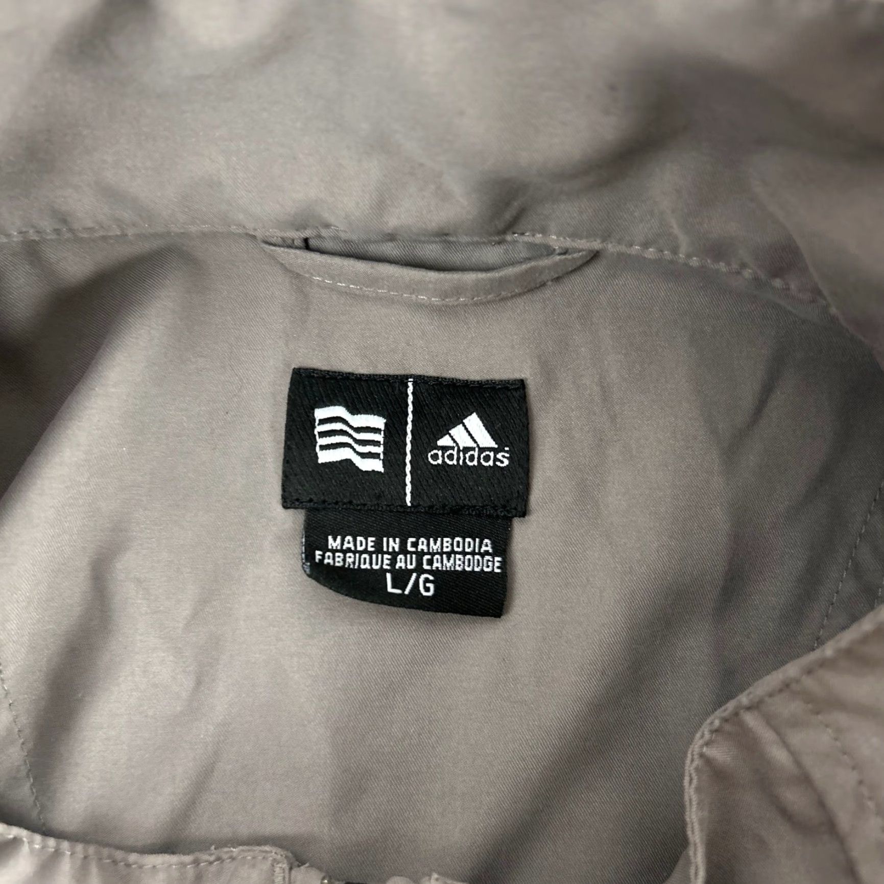 Adidas Adidas Windbreaker Mens Large Gray Short Sleeve 1/4 Zip Wicked Stick Jacket Casual Golf Size US 33 - 4 Thumbnail