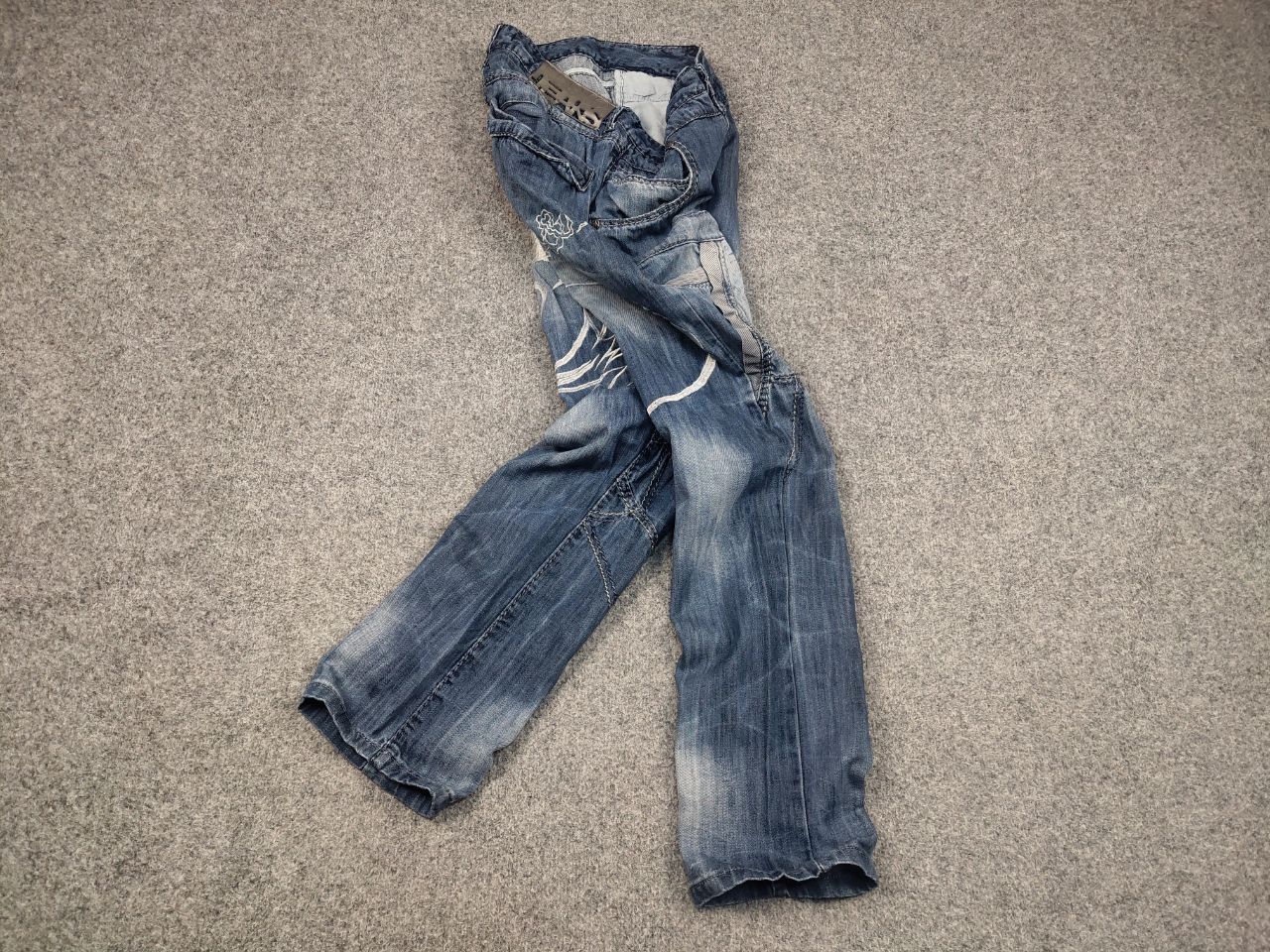 If Six Was Nine Vintage if six was nine style Opium Kosmo Japan baggy Jeans Size US 34 / EU 50 - 2 Thumbnail