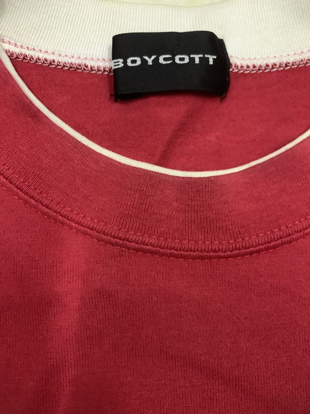 Boycott Boycott vintage ringer tshirt Size US S / EU 44-46 / 1 - 3 Thumbnail