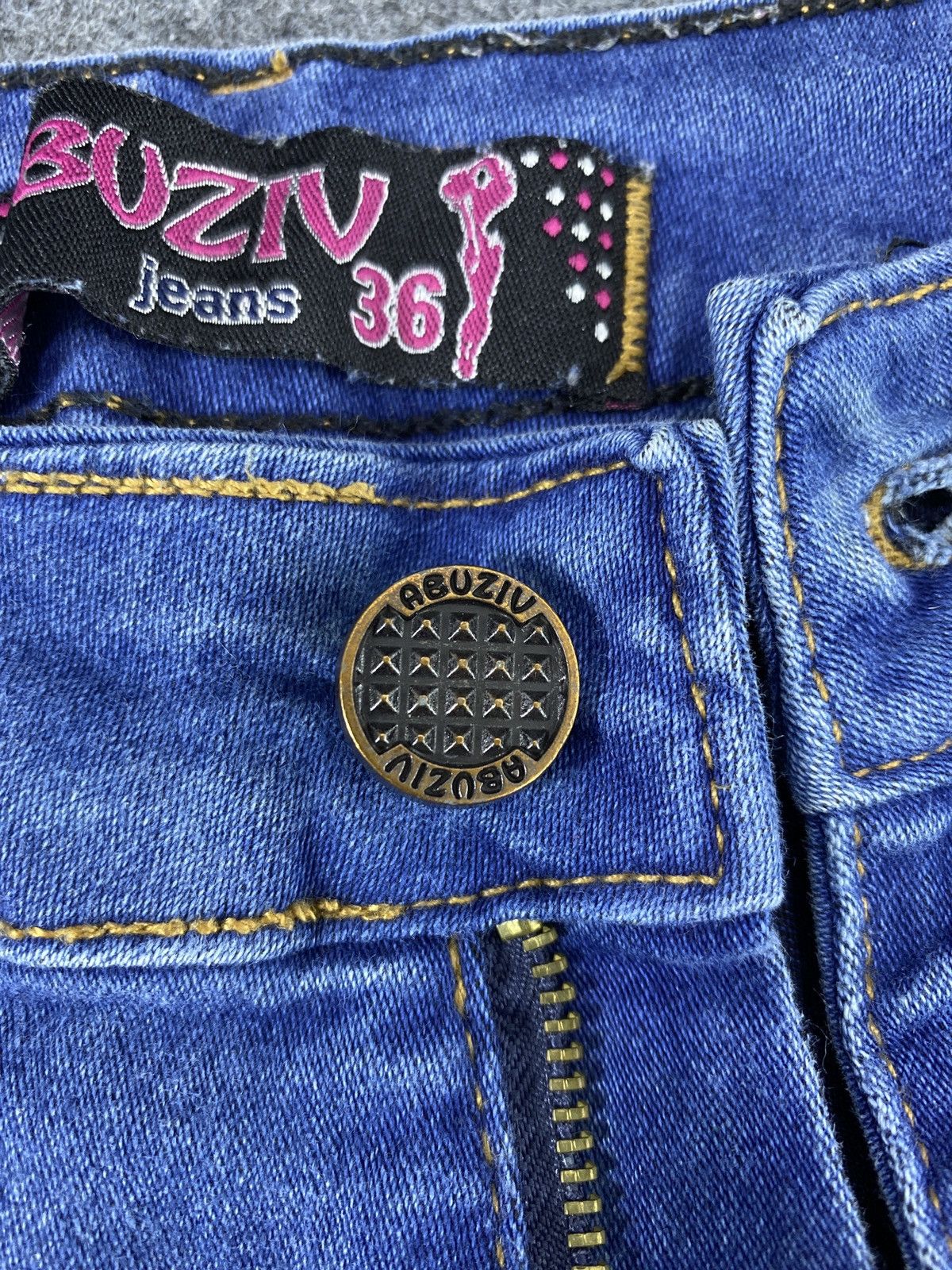 Jean × Other ABUZIV JEANS BLUE WASH FLARE DENIM-J1135 Size 24" / US 00 / IT 34 - 11 Thumbnail