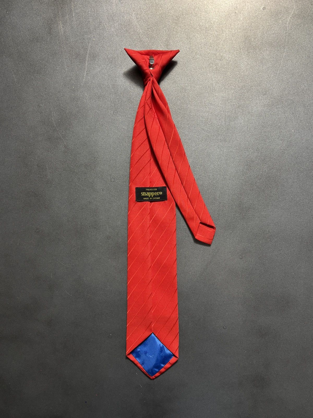 Vintage Vintage Snap On Tie Snapper Made in England Clip On Necktie Size ONE SIZE - 2 Thumbnail