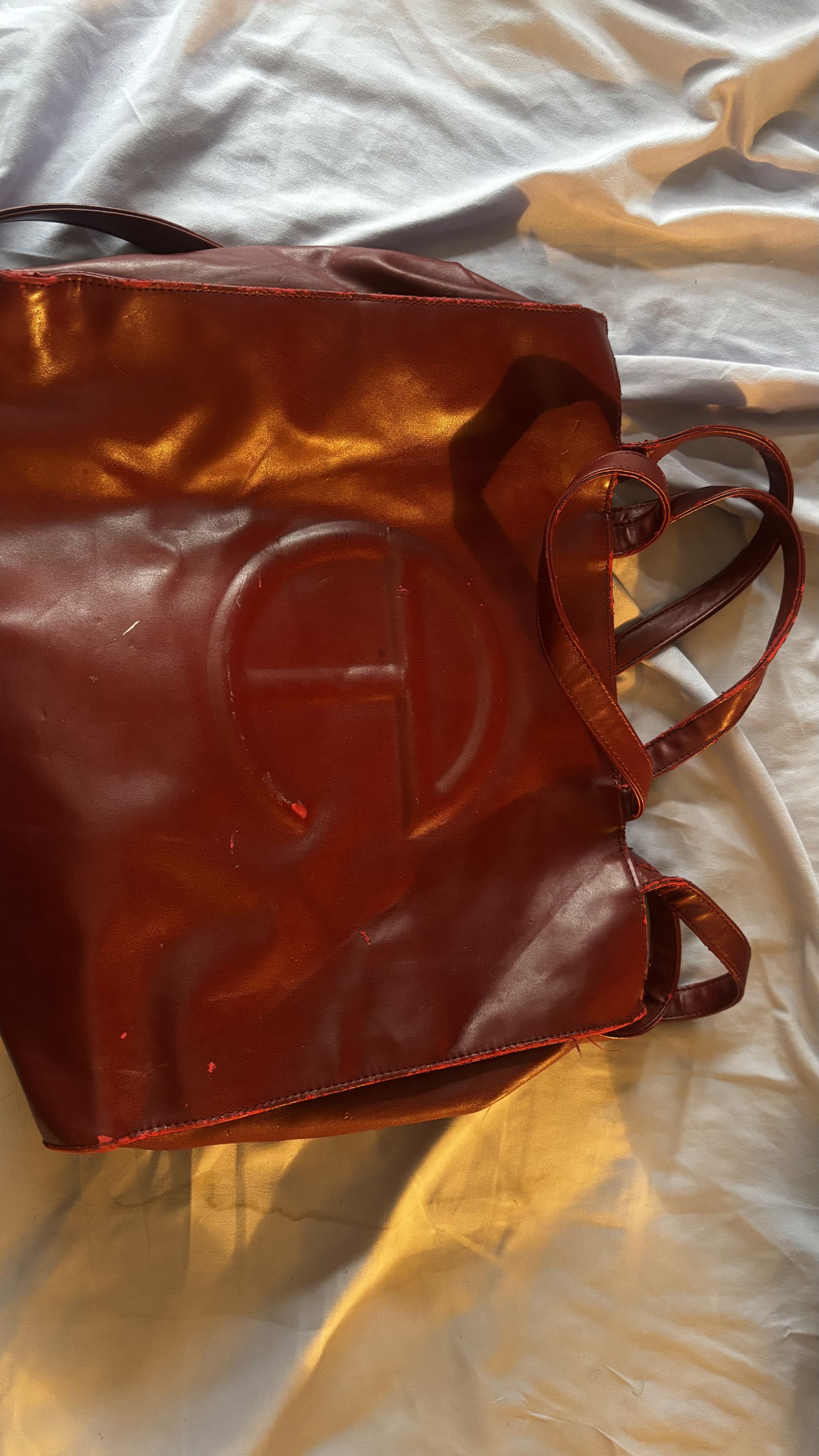 Telfar Burgundy Tote Bag Size ONE SIZE - 2 Thumbnail