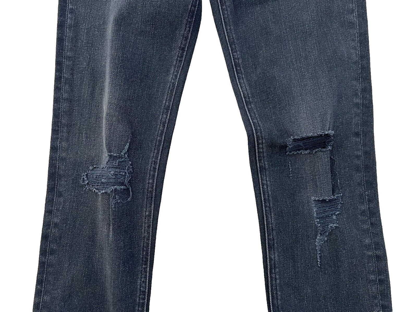 Rag & Bone Rag & Bone Distressed Ankle Skinny Jeans Rock With Holes 24 Size 24" / US 00 / IT 34 - 6 Thumbnail