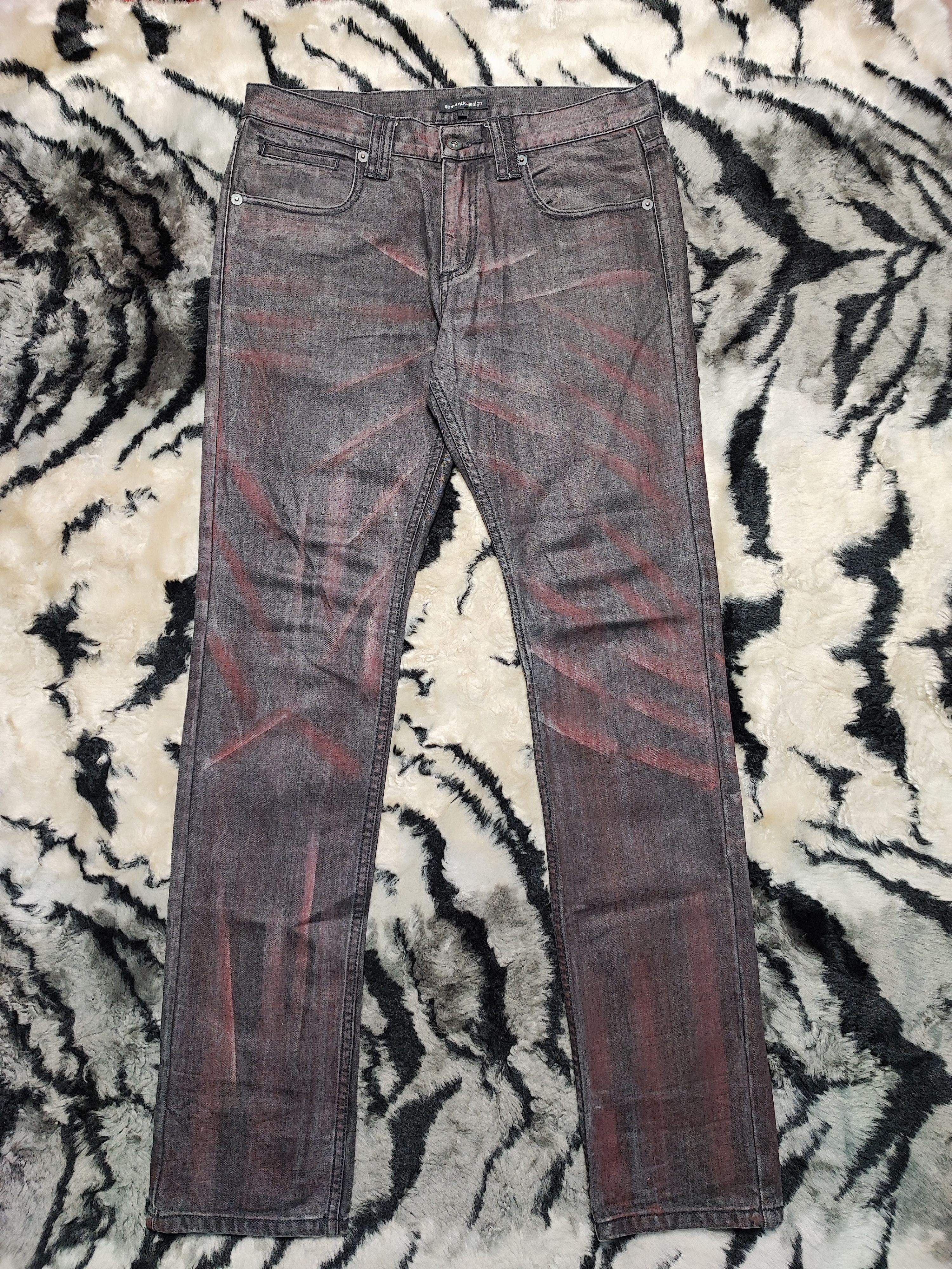 semanticdesign Painted Jeans by Semantic Design Size US 33 - 2 Thumbnail