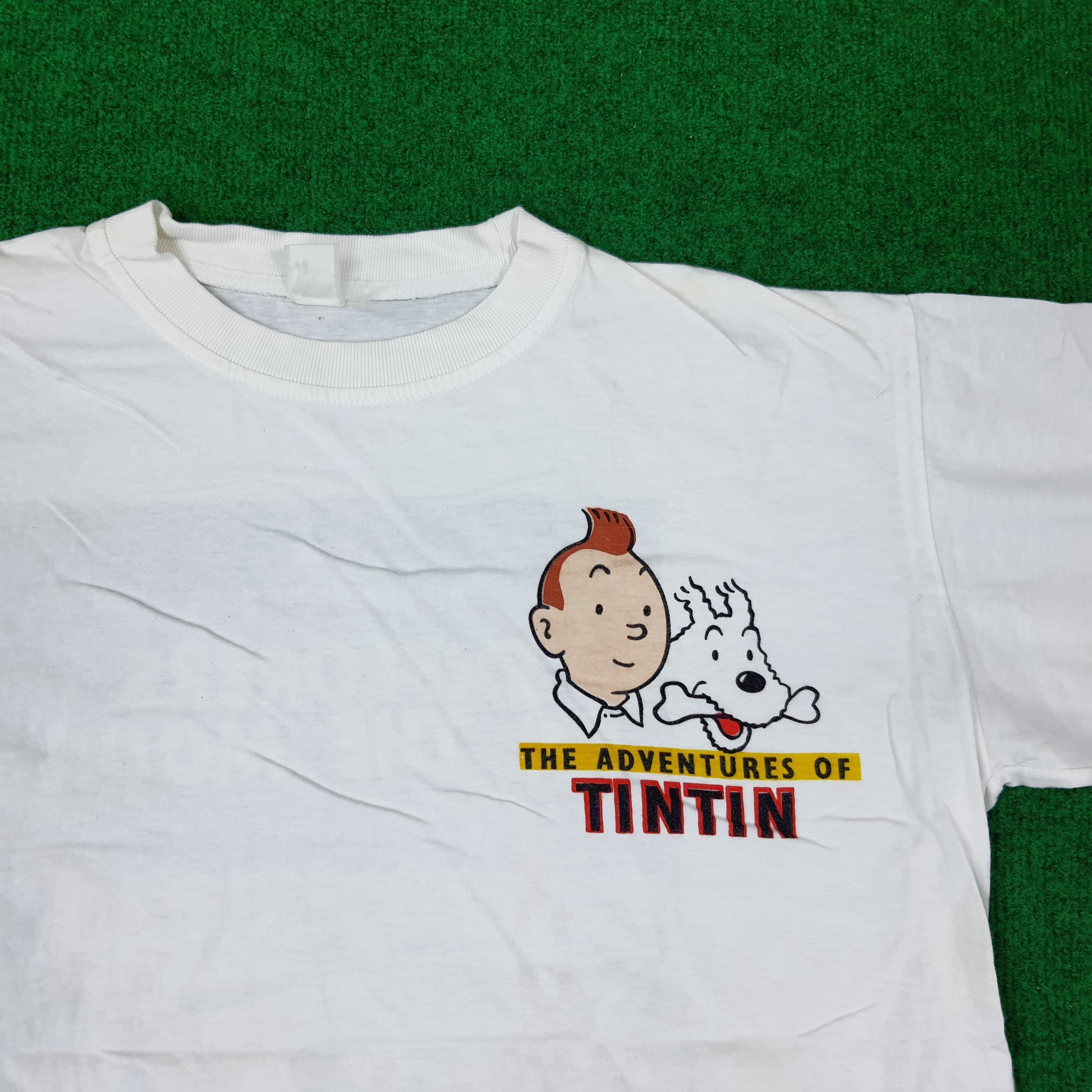 Other Vintage Adventure of Tintin on the Moon Tshirt C239N15 Size US L / EU 52-54 / 3 - 4 Thumbnail