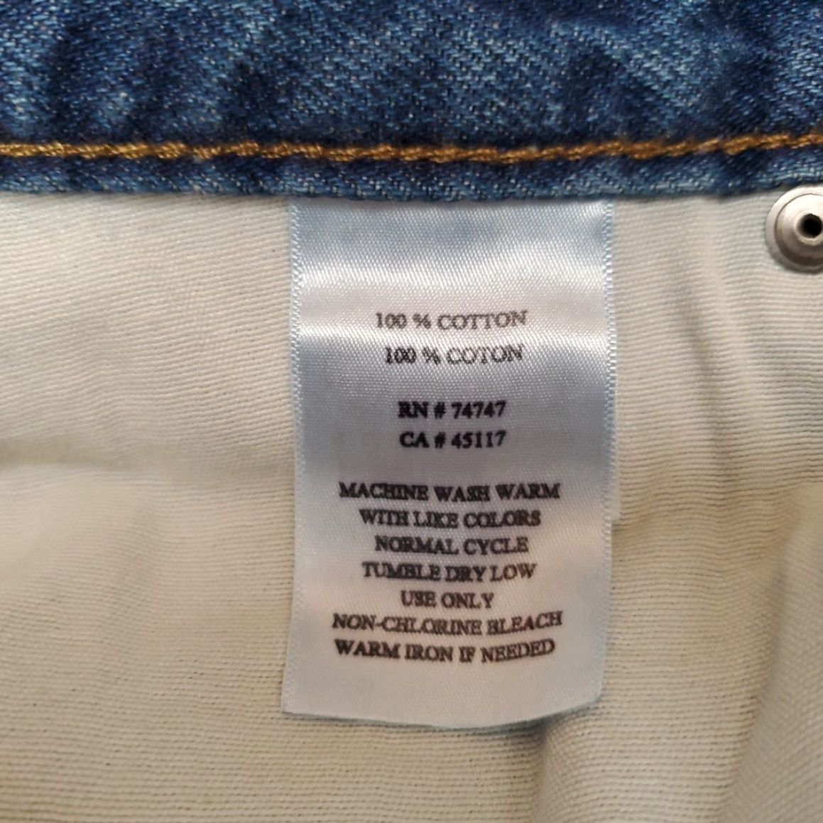 Vintage Red Head Jeans Mens 34x30 Blue Denim 100% Cotton Outdoor Classic Straight Leg Jeans Mens 34 Blue Western American Belt Loops 5-Pocket Design Size US 34 / EU 50 - 4 Thumbnail
