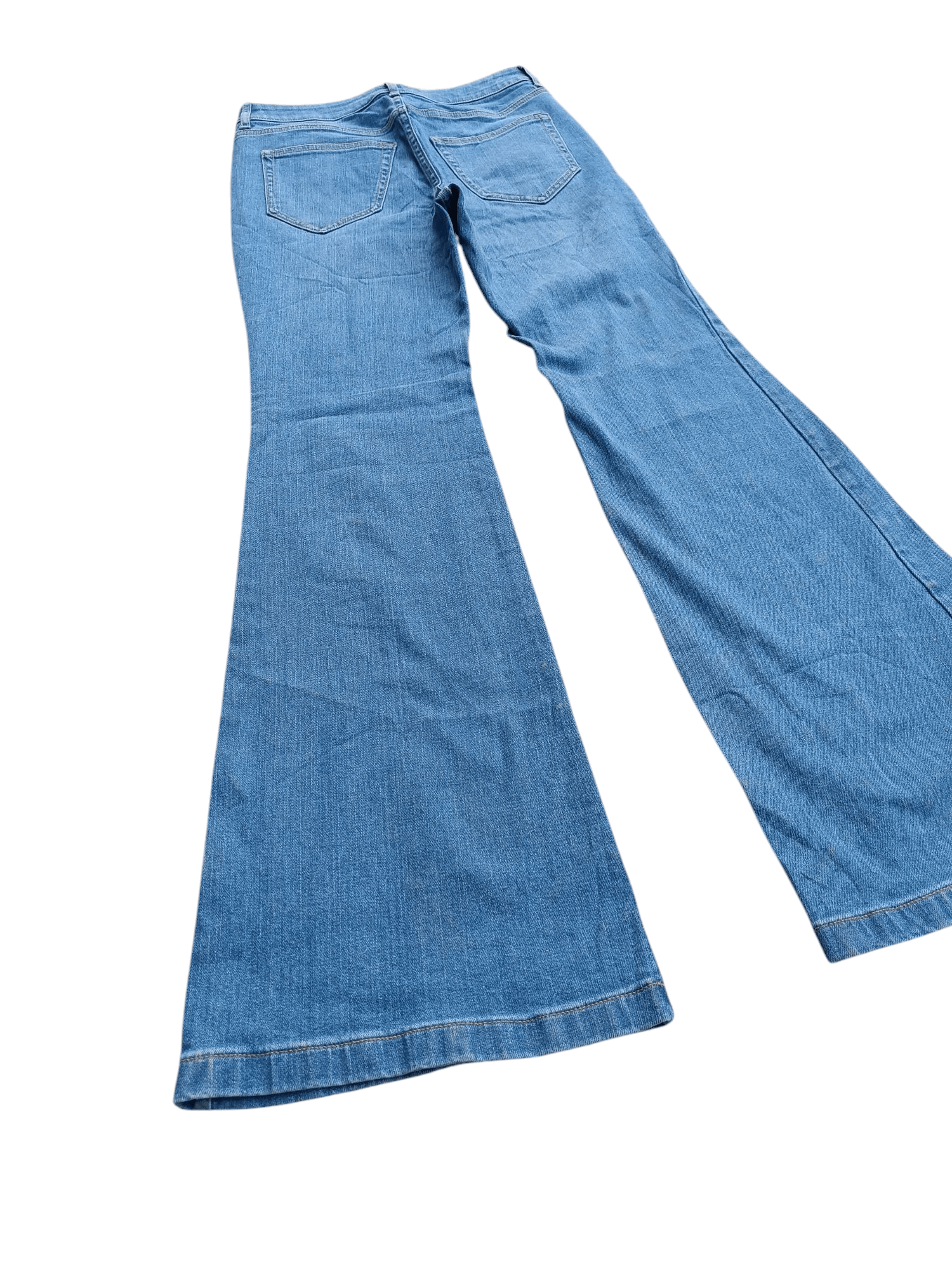 JNCO × Japanese Brand Y2K GU Japanese Brand Super Wide Leg Flared Denim E235 Size US 27 - 10 Thumbnail