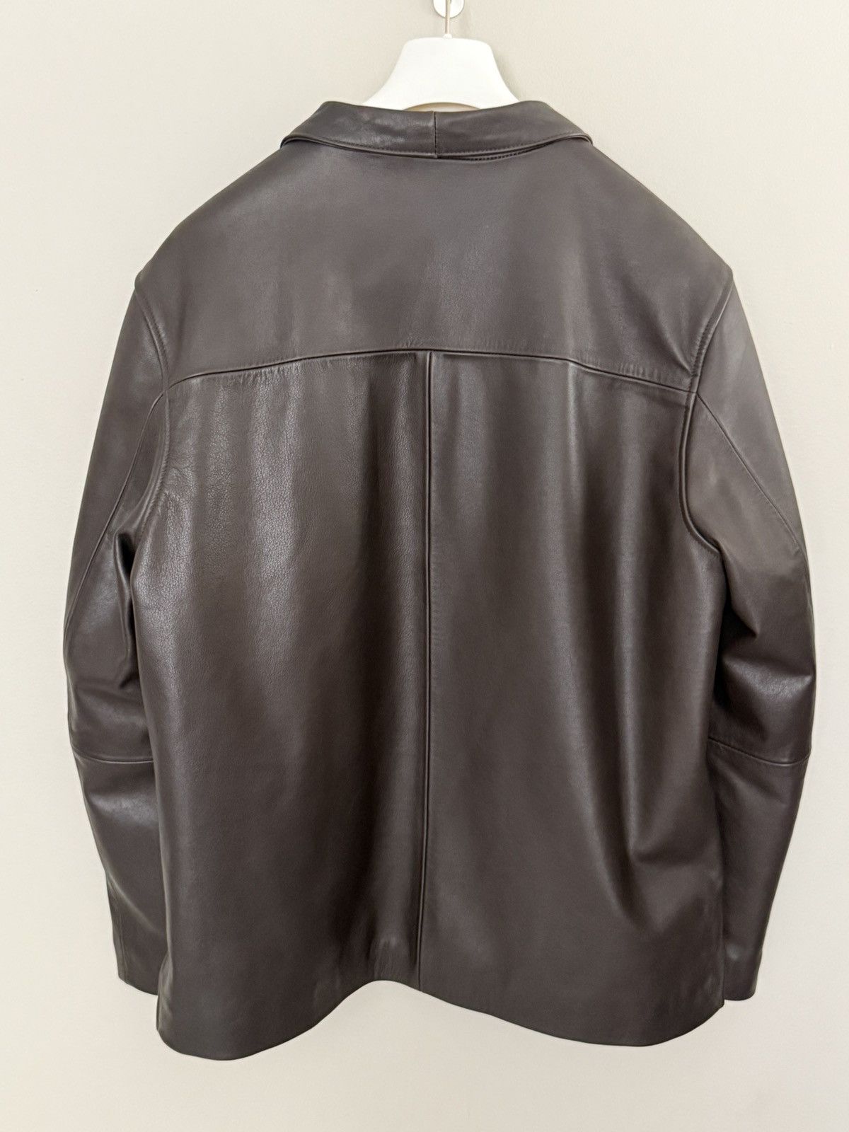 CMMN SWDN CMMN SWDN Brown Leather Jacket Size US L / EU 52-54 / 3 - 3 Thumbnail